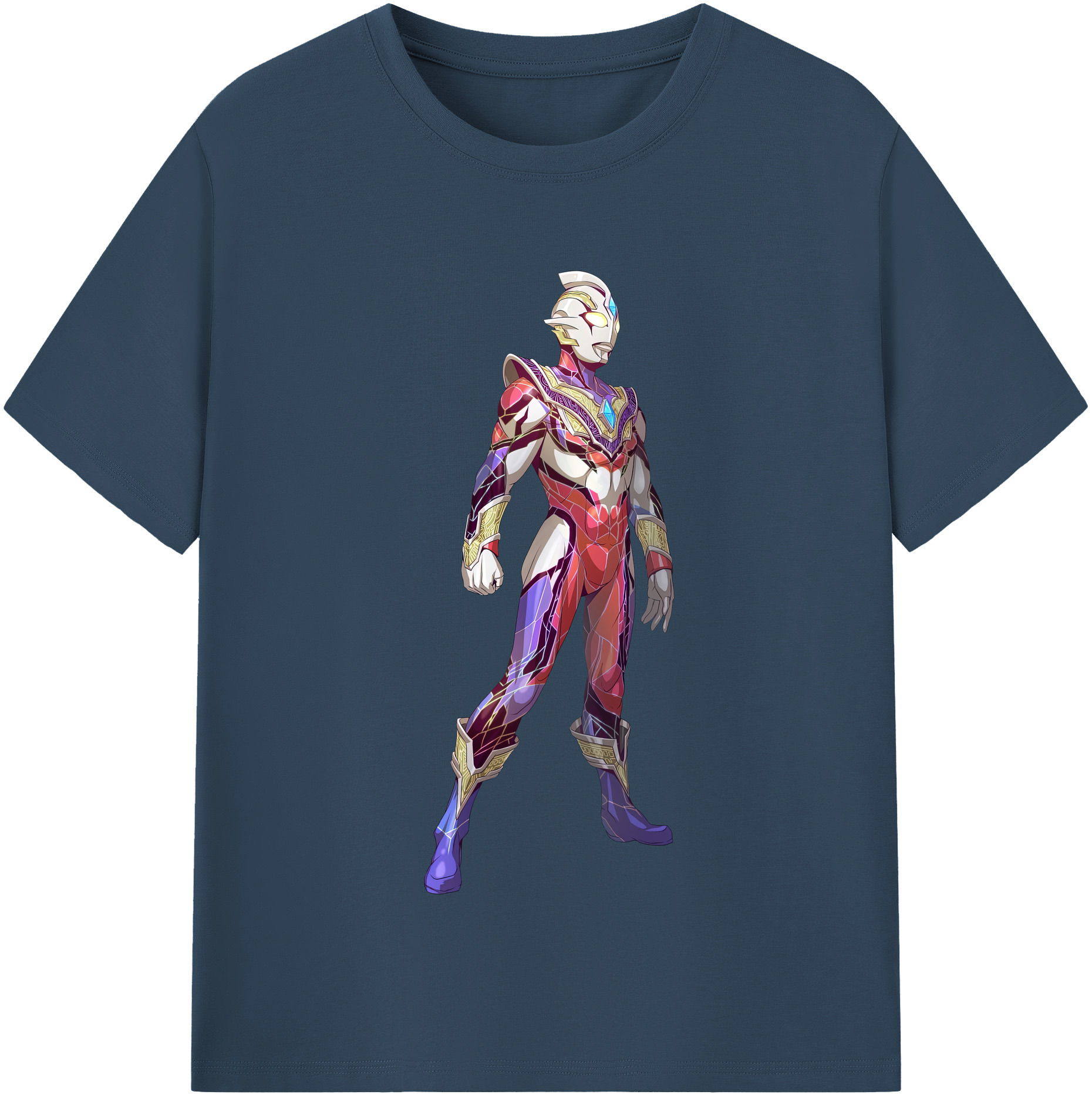 （画像用） ウルトラマン Ultraman レディースカジュアルプリントTシャツ（綿100％）