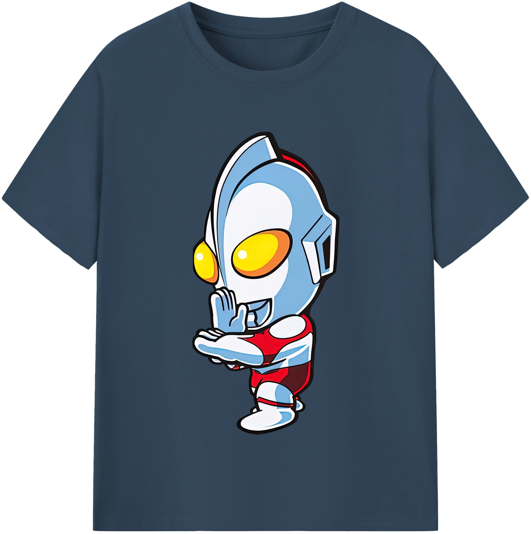 （画像用） ウルトラマン Ultraman レディースカジュアルプリントTシャツ（綿100％）