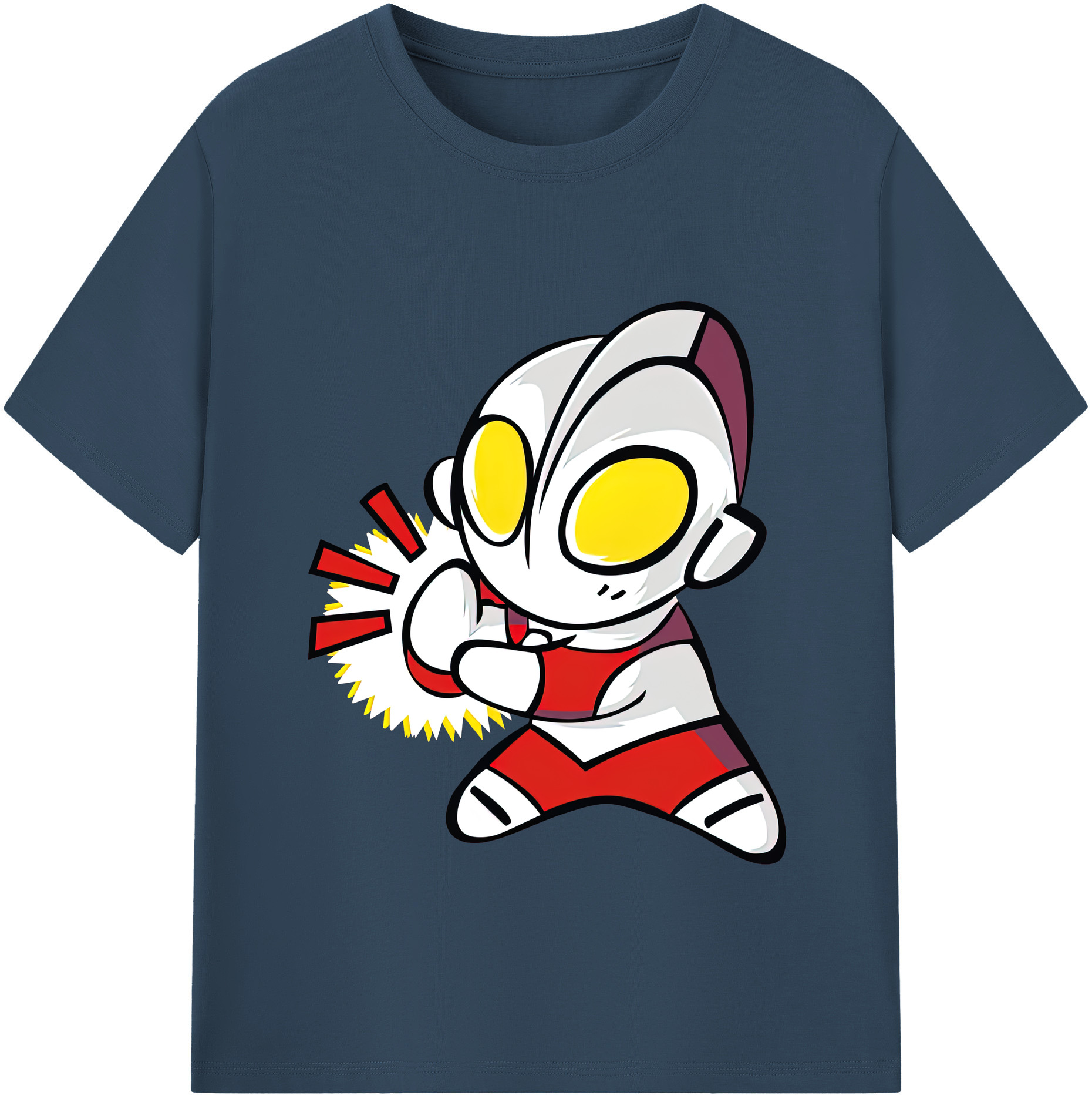 （画像用） ウルトラマン Ultraman レディースカジュアルプリントTシャツ（綿100％）