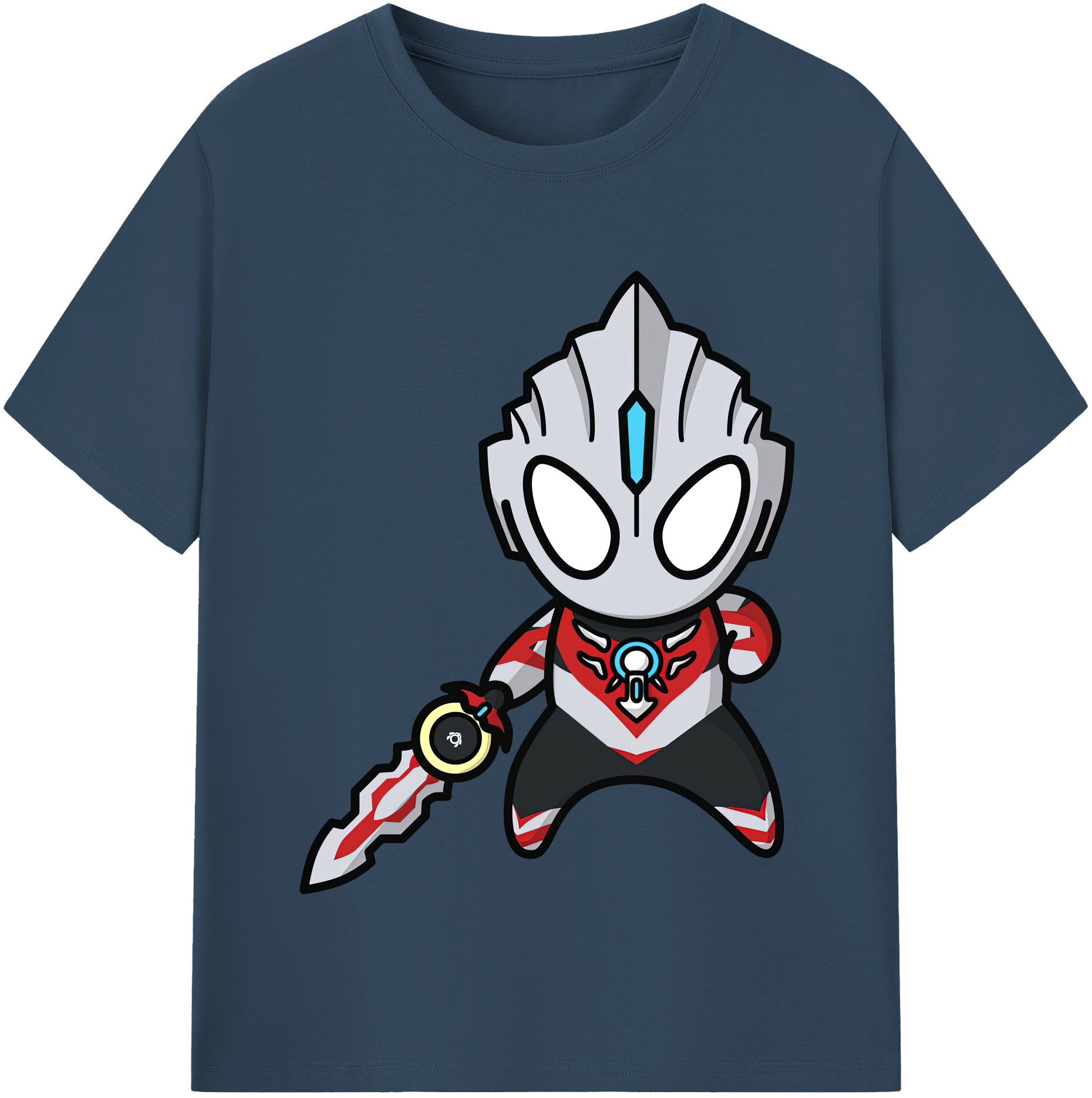 （画像用） ウルトラマン Ultraman レディースカジュアルプリントTシャツ（綿100％）