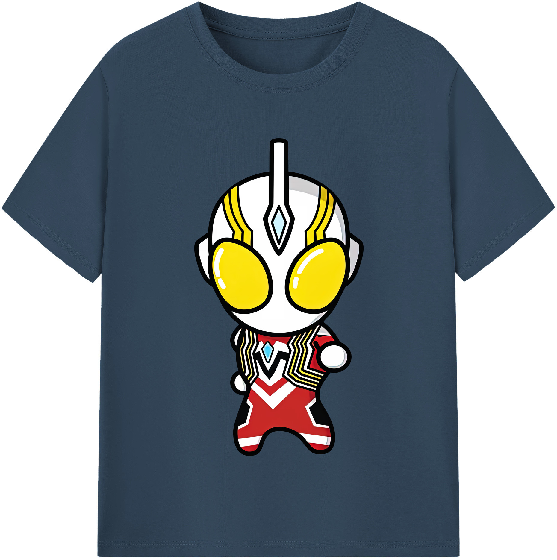 （画像用） ウルトラマン Ultraman レディースカジュアルプリントTシャツ（綿100％）