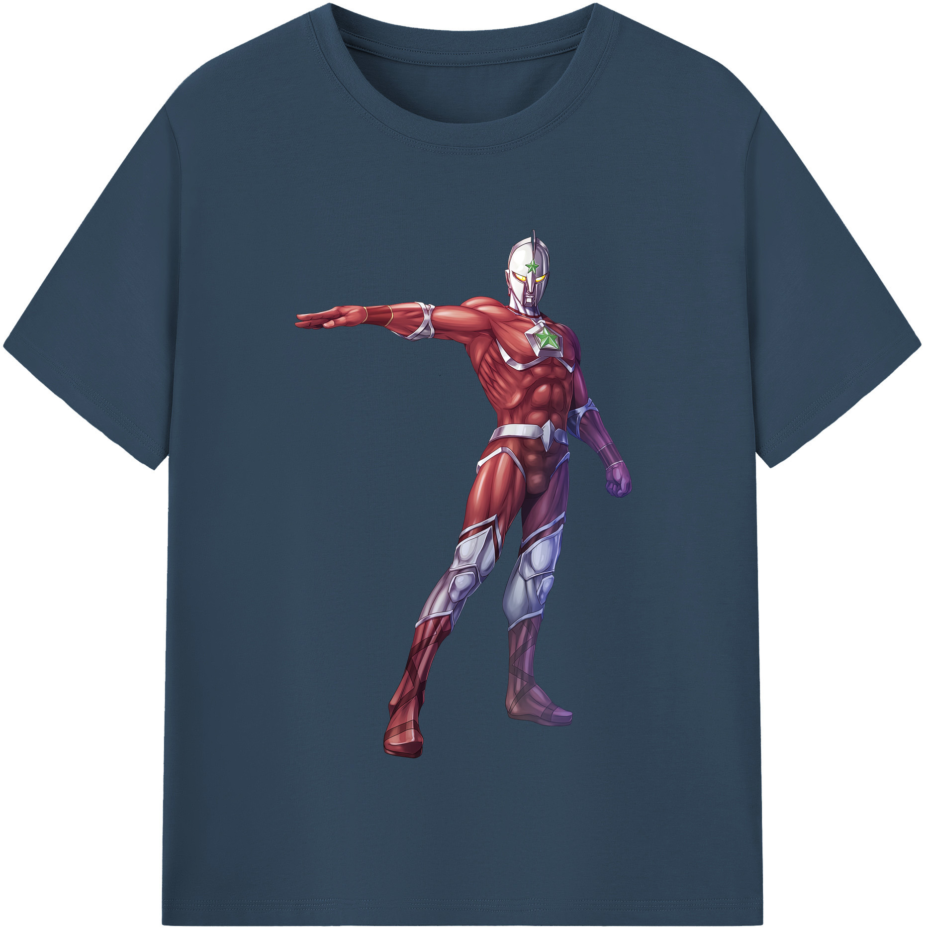 （画像用） ウルトラマン Ultraman レディースカジュアルプリントTシャツ（綿100％）