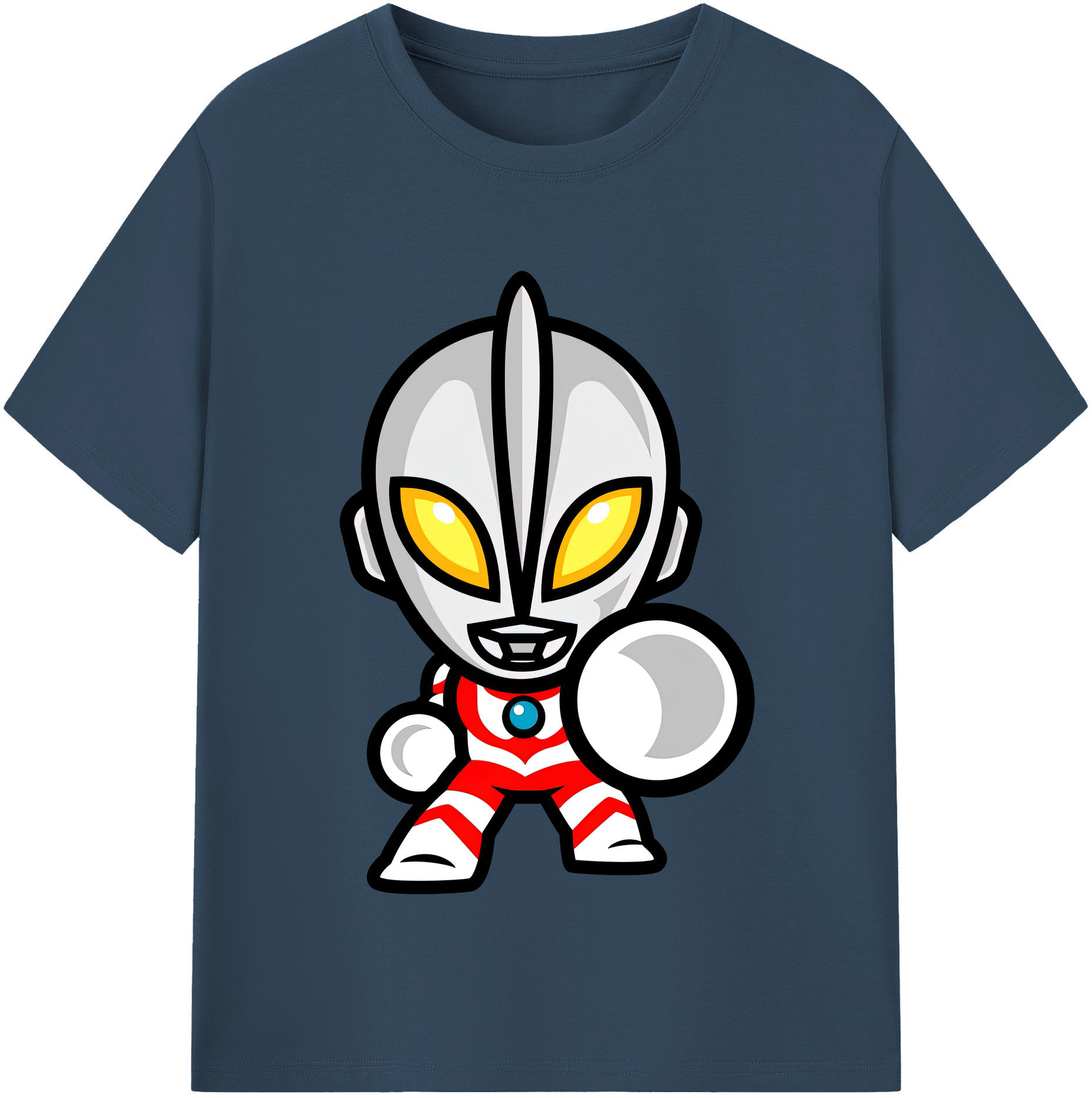 （画像用） ウルトラマン Ultraman レディースカジュアルプリントTシャツ（綿100％）