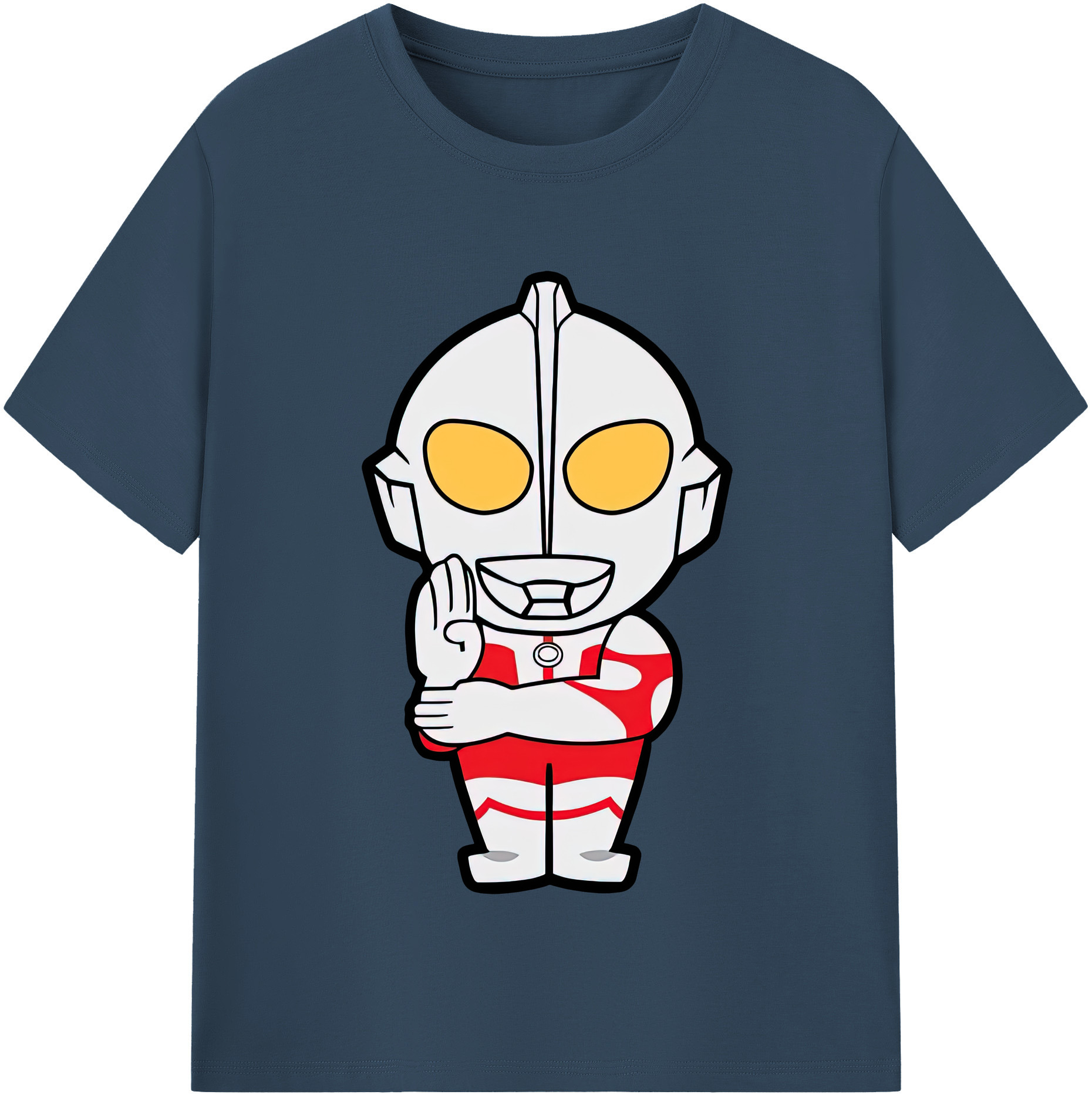 （画像用） ウルトラマン Ultraman レディースカジュアルプリントTシャツ（綿100％）