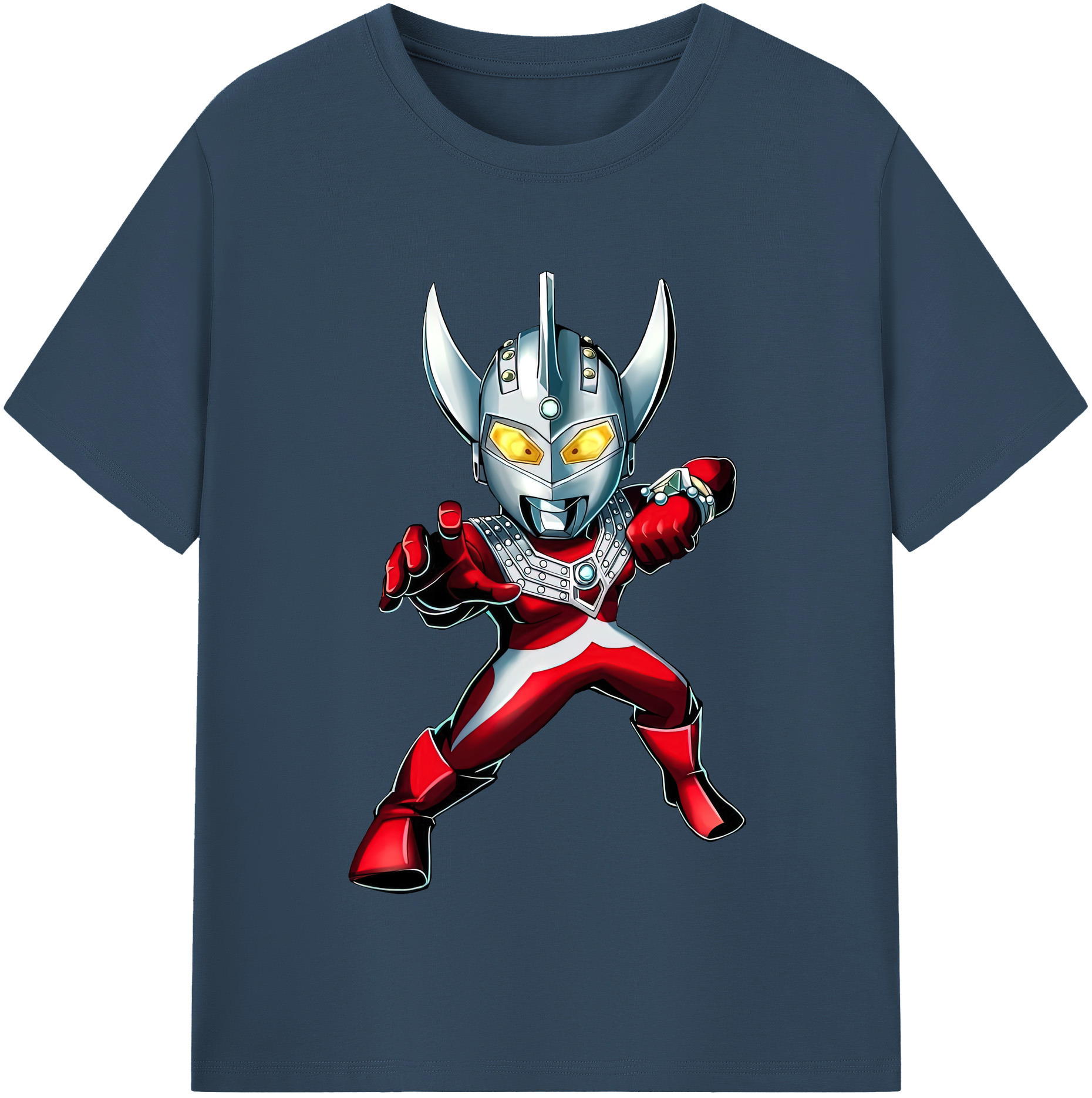 （画像用） ウルトラマン Ultraman レディースカジュアルプリントTシャツ（綿100％）