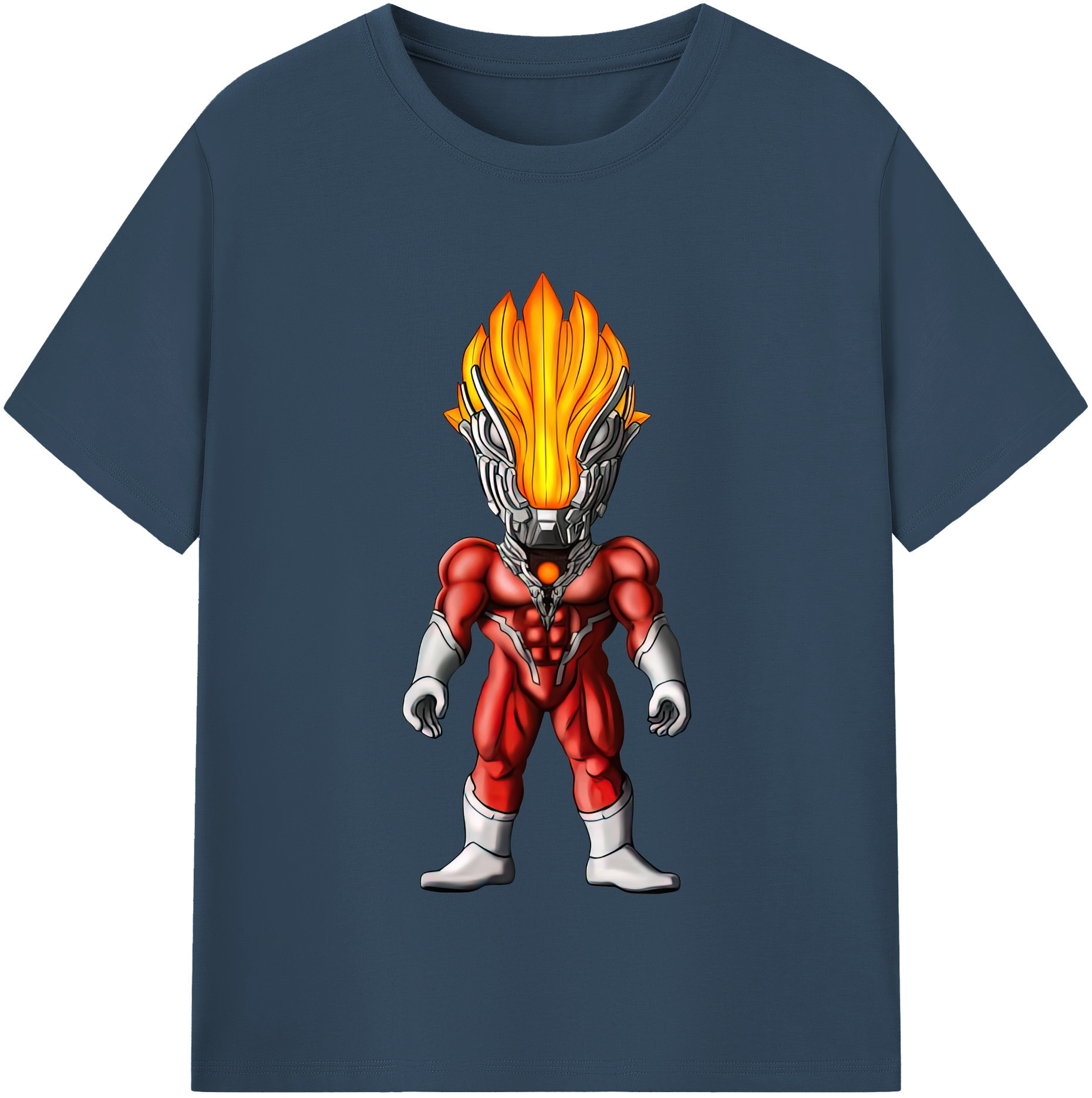 （画像用） ウルトラマン Ultraman レディースカジュアルプリントTシャツ（綿100％）