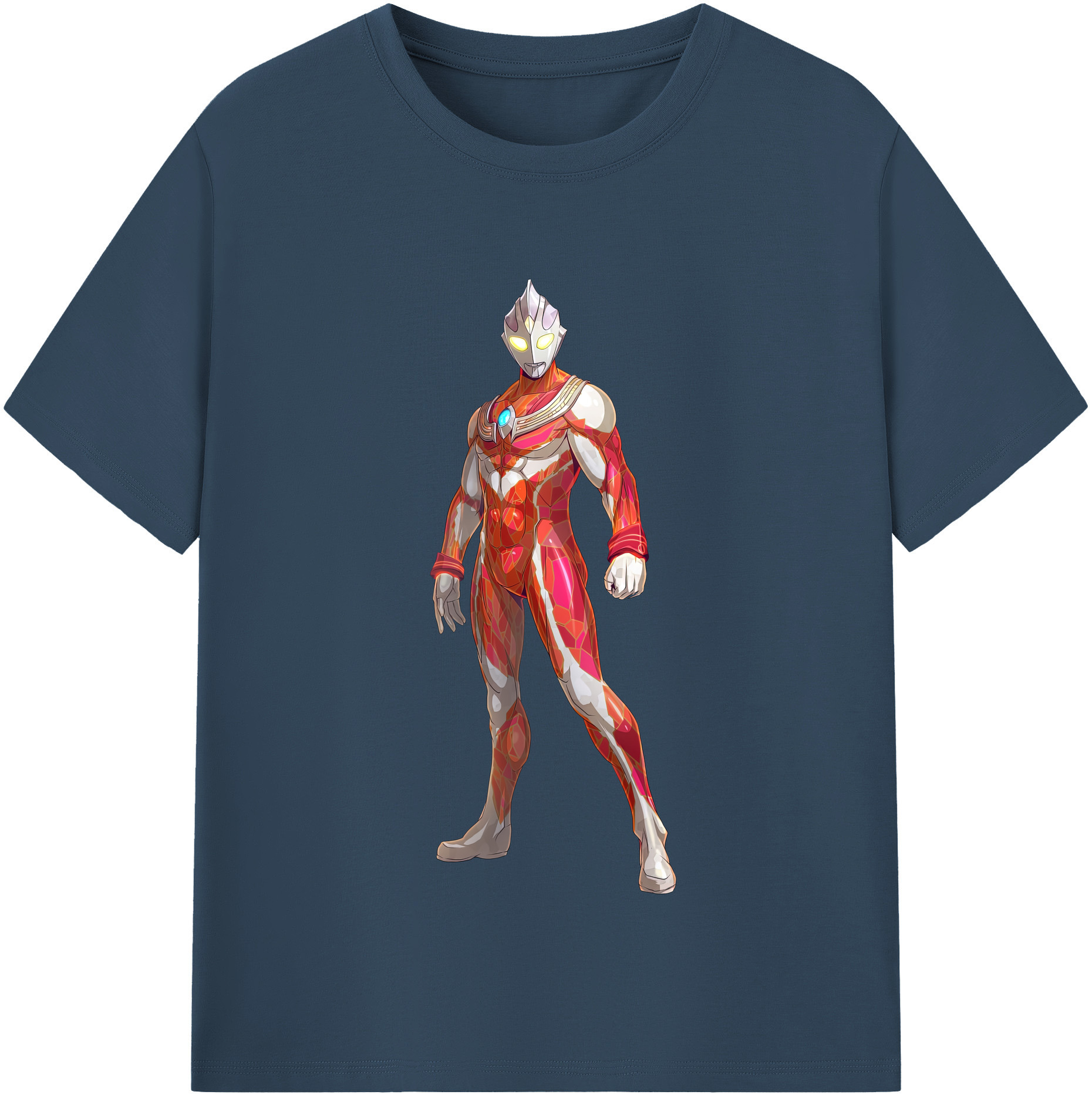 （画像用） ウルトラマン Ultraman レディースカジュアルプリントTシャツ（綿100％）