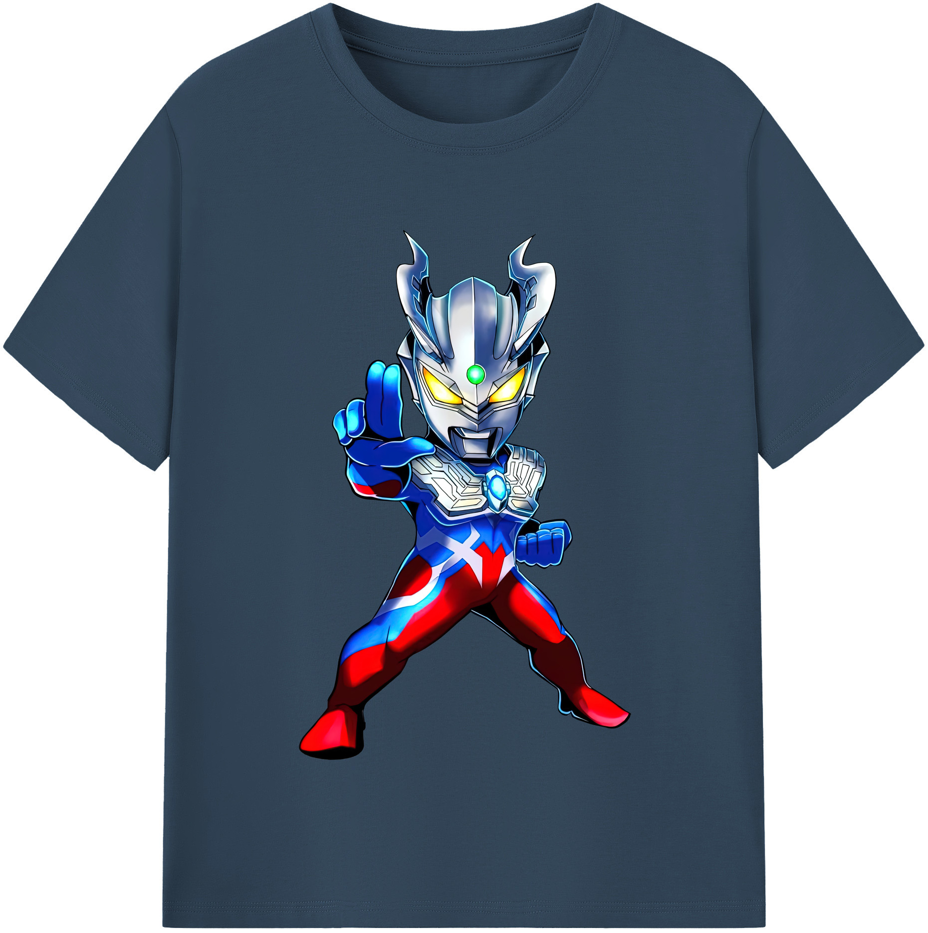 （画像用） ウルトラマン Ultraman レディースカジュアルプリントTシャツ（綿100％）
