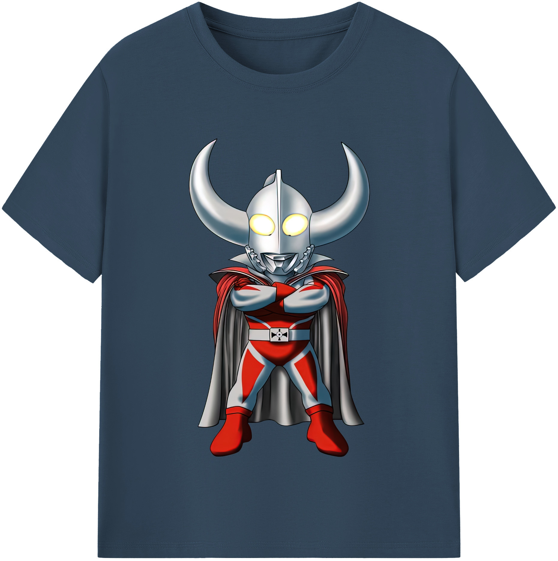 （画像用） ウルトラマン Ultraman レディースカジュアルプリントTシャツ（綿100％）