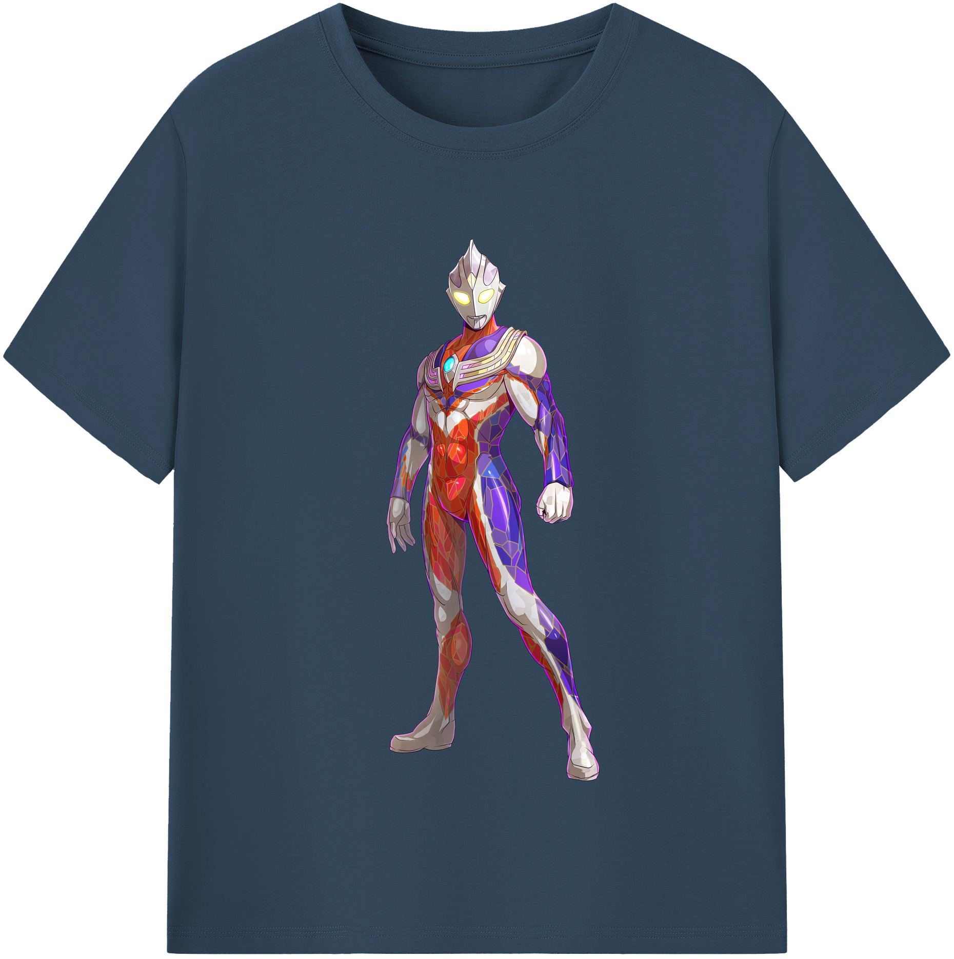 （画像用） ウルトラマン Ultraman レディースカジュアルプリントTシャツ（綿100％）