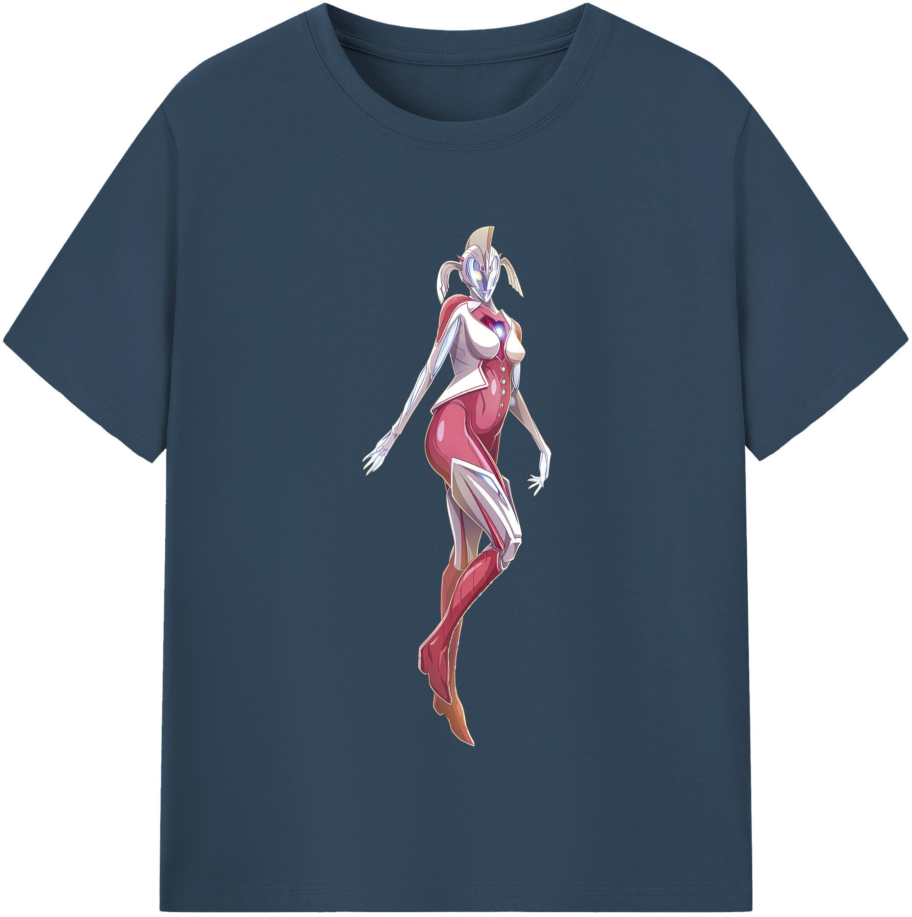 （画像用） ウルトラマン Ultraman レディースカジュアルプリントTシャツ（綿100％）