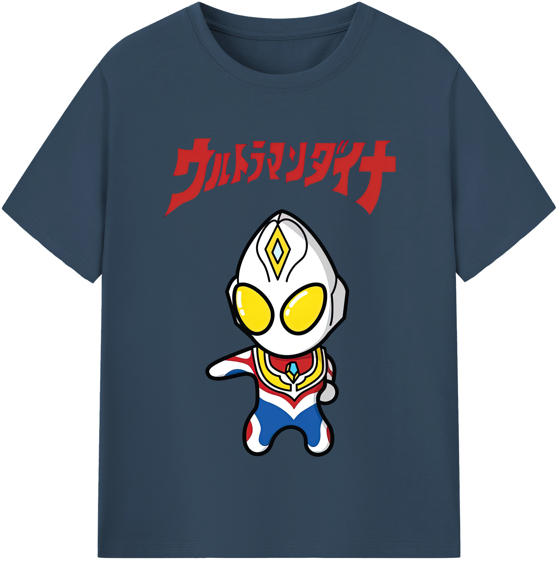 （画像用） ウルトラマン Ultraman レディースカジュアルプリントTシャツ（綿100％）