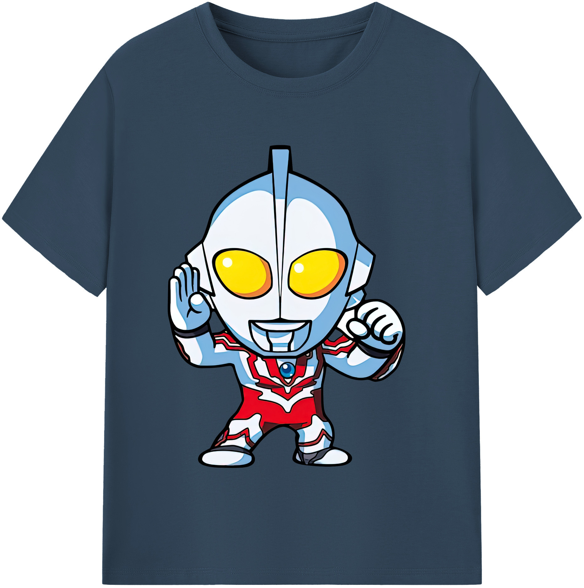 （画像用） ウルトラマン Ultraman レディースカジュアルプリントTシャツ（綿100％）