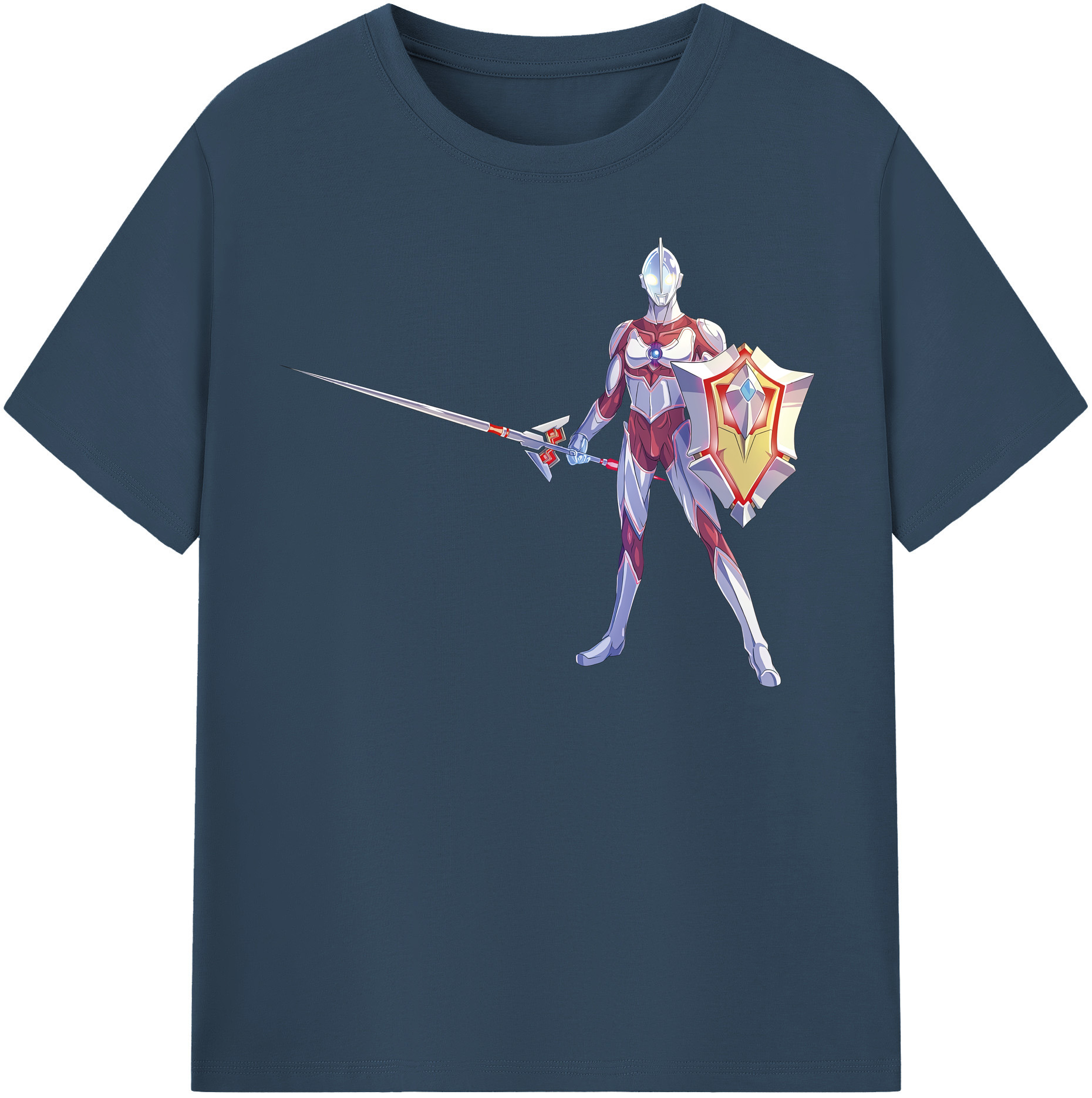（画像用） ウルトラマン Ultraman レディースカジュアルプリントTシャツ（綿100％）
