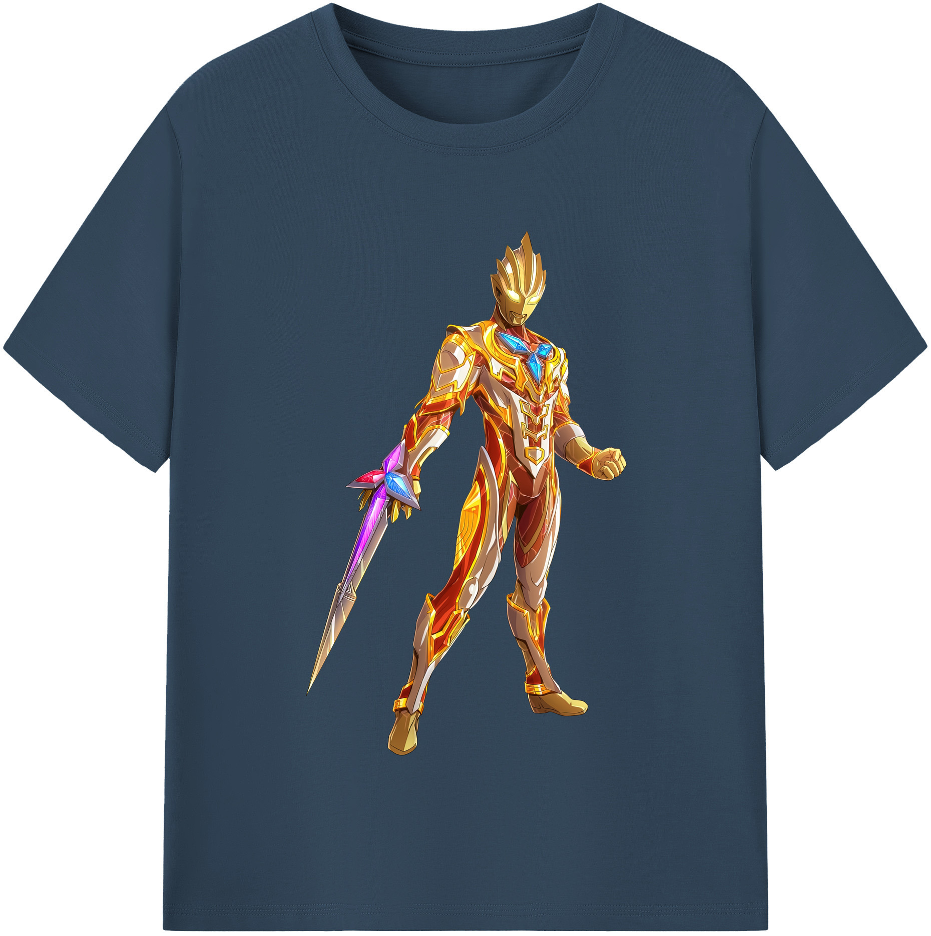 （画像用） ウルトラマン Ultraman レディースカジュアルプリントTシャツ（綿100％）