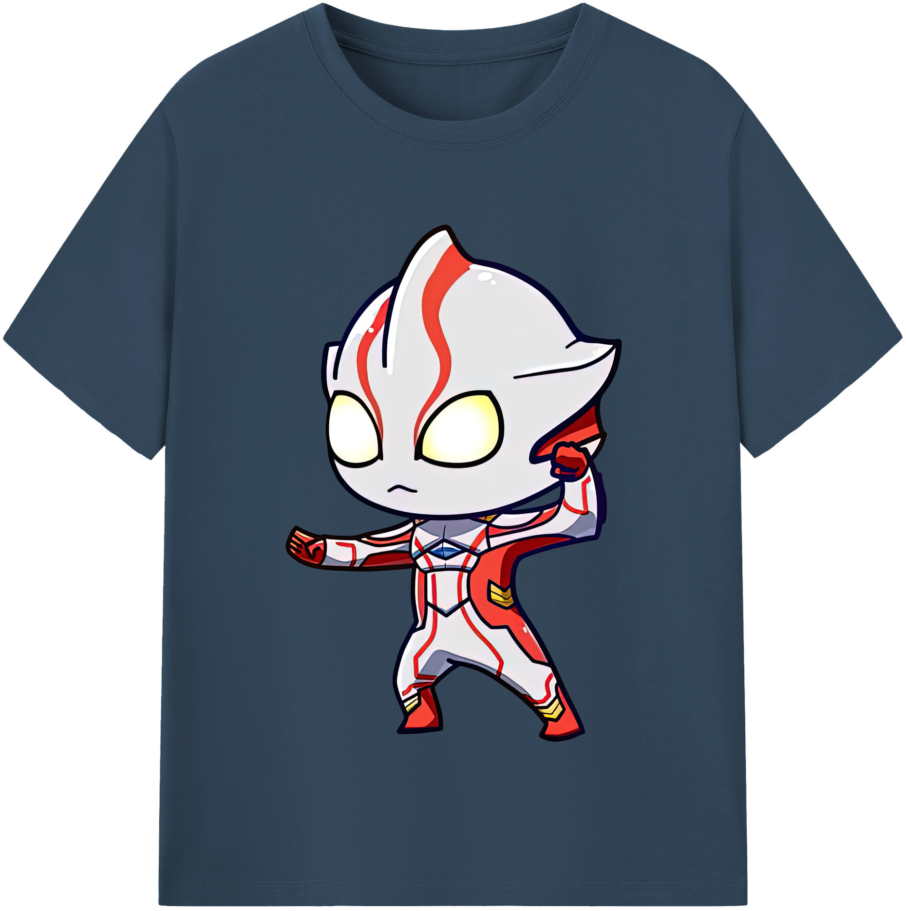 （画像用） ウルトラマン Ultraman レディースカジュアルプリントTシャツ（綿100％）