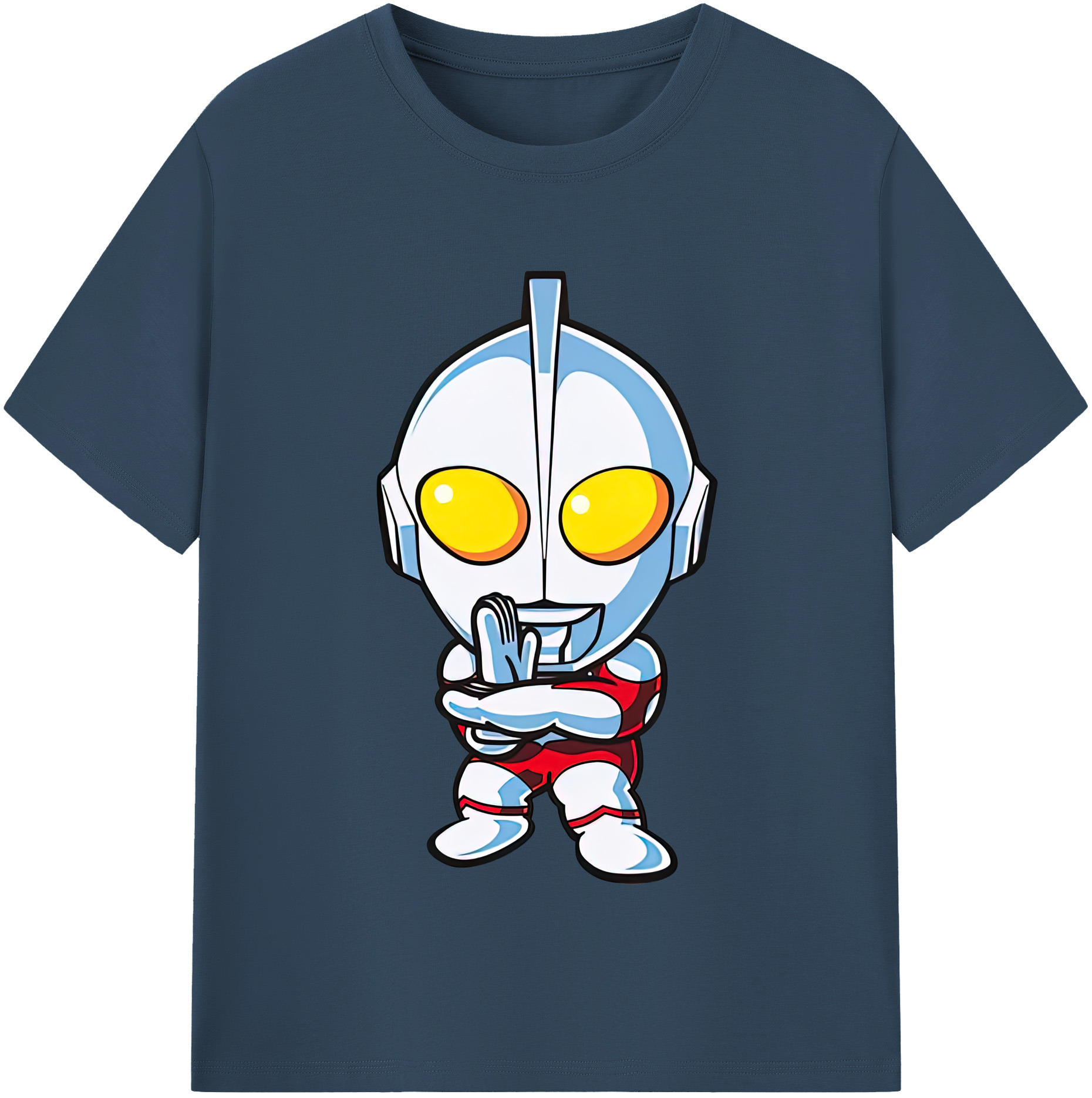 （画像用） ウルトラマン Ultraman レディースカジュアルプリントTシャツ（綿100％）