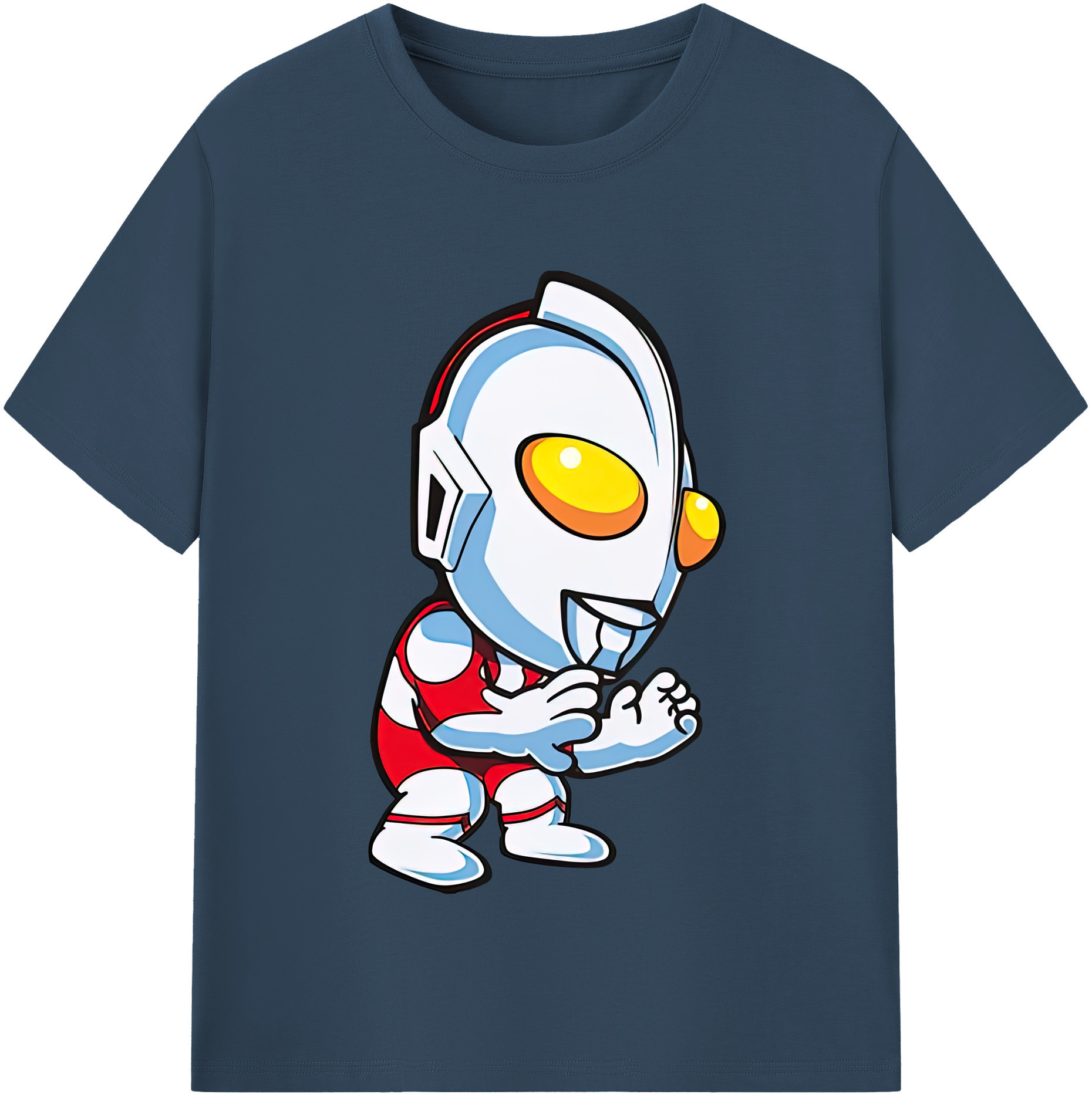 （画像用） ウルトラマン Ultraman レディースカジュアルプリントTシャツ（綿100％）