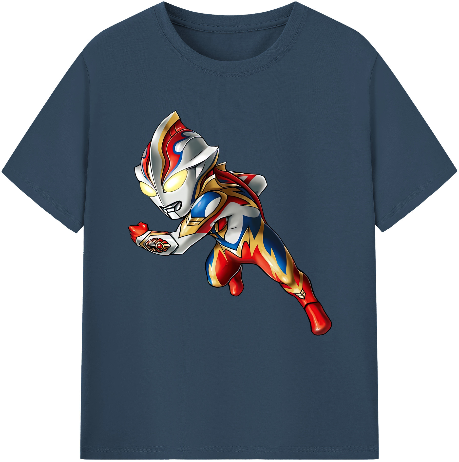 （画像用） ウルトラマン Ultraman レディースカジュアルプリントTシャツ（綿100％）