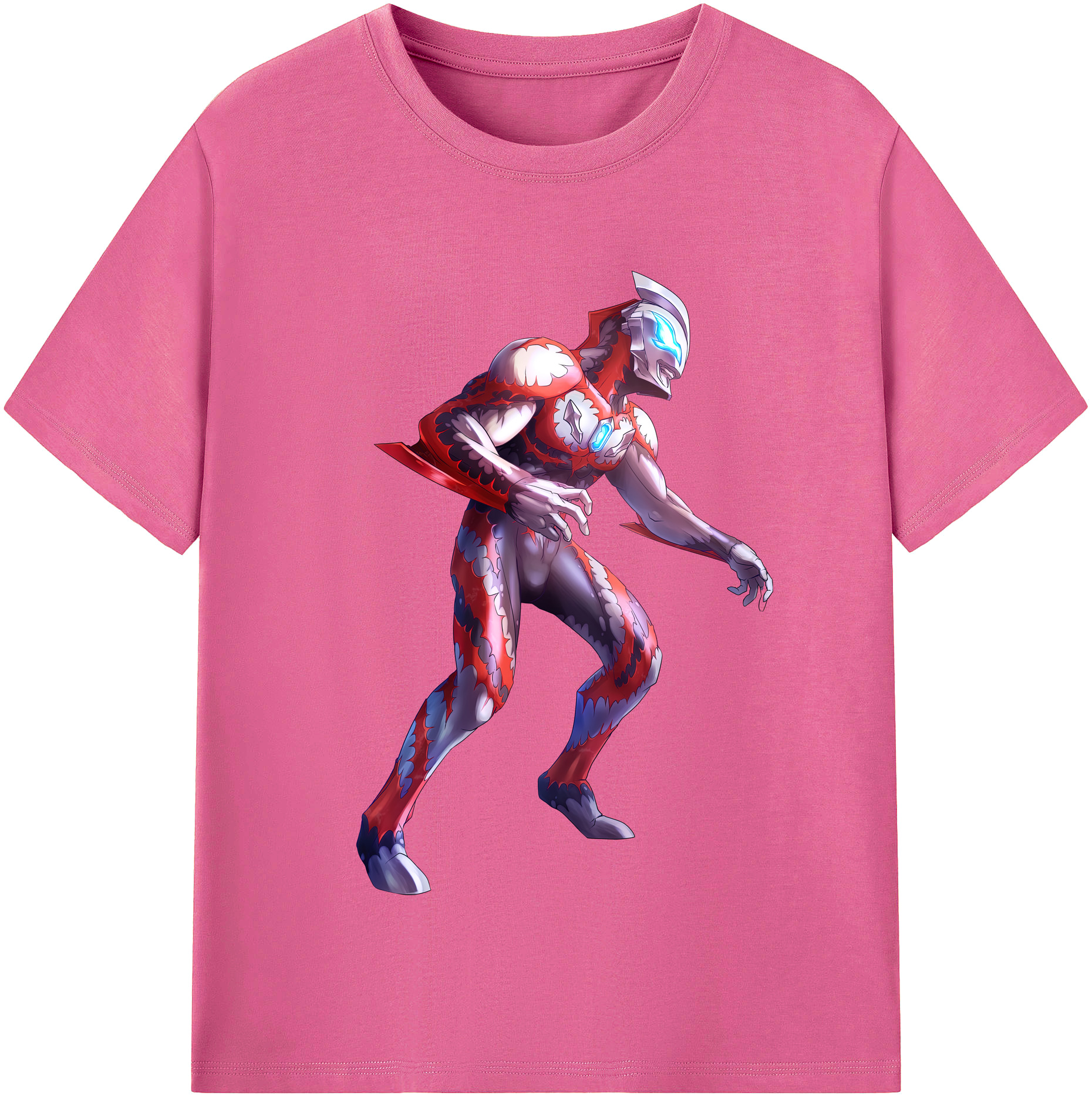 （画像用） ウルトラマン Ultraman レディースカジュアルプリントTシャツ（綿100％）