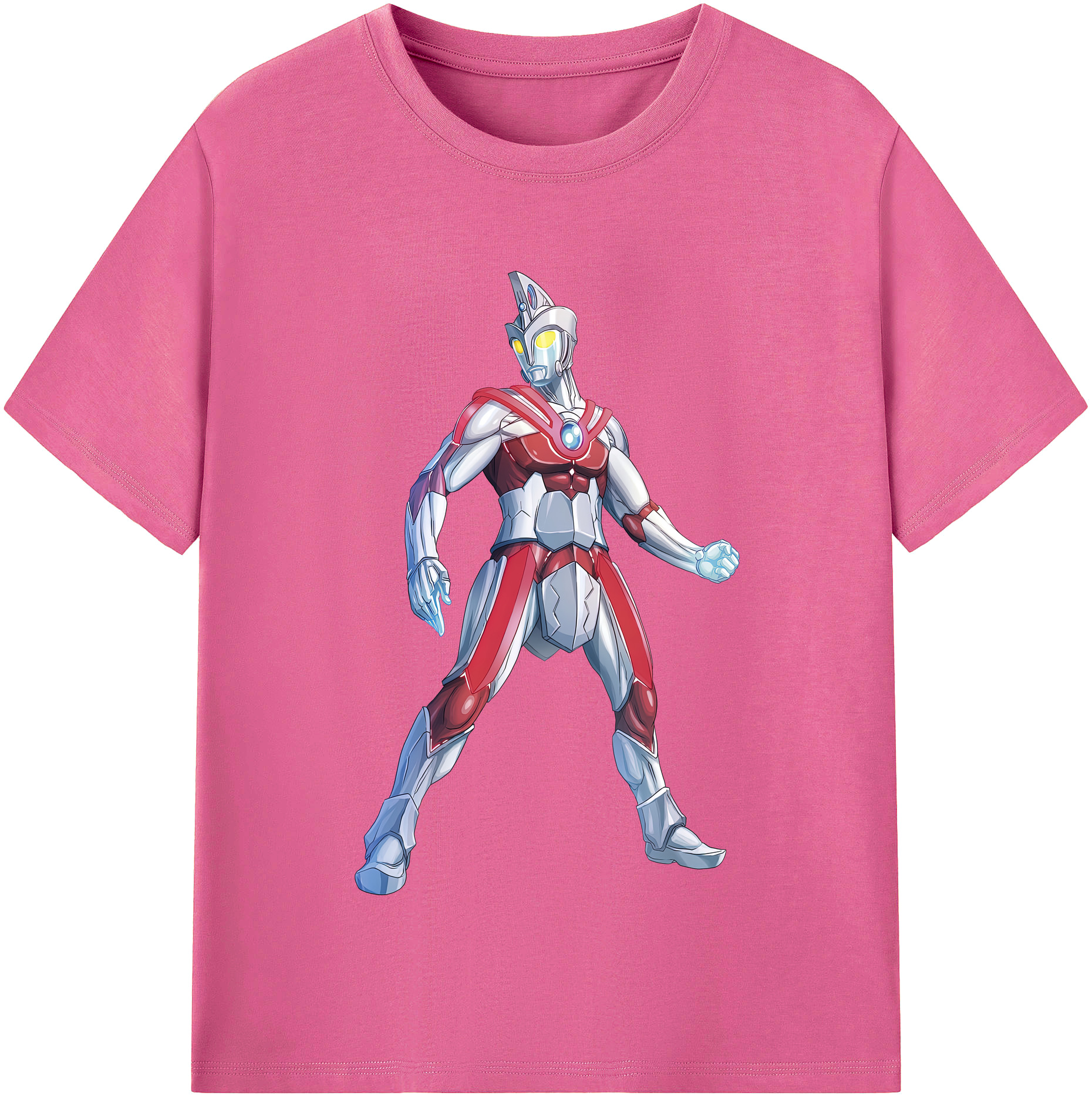 （画像用） ウルトラマン Ultraman レディースカジュアルプリントTシャツ（綿100％）