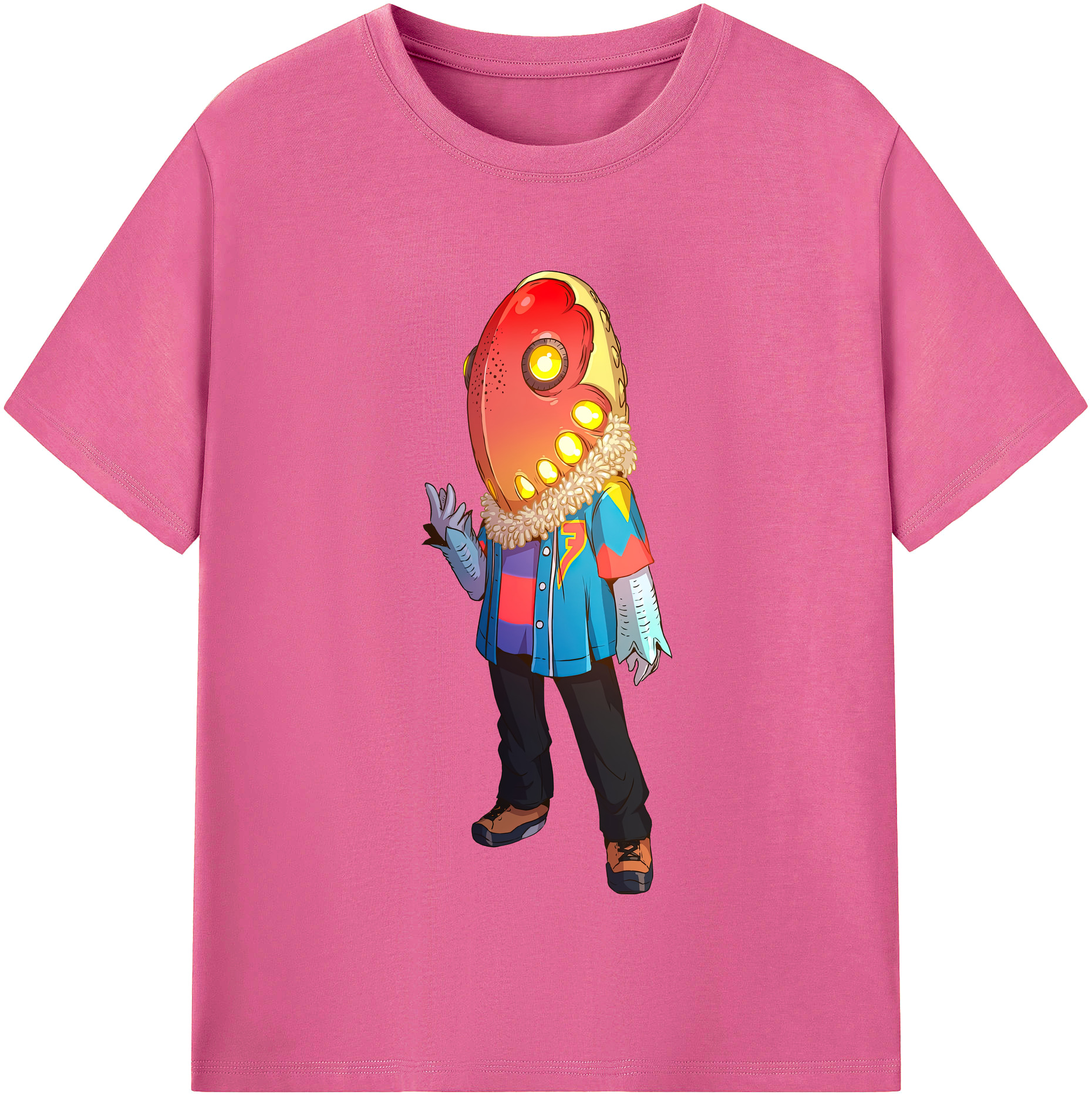 （画像用） ウルトラマン Ultraman レディースカジュアルプリントTシャツ（綿100％）