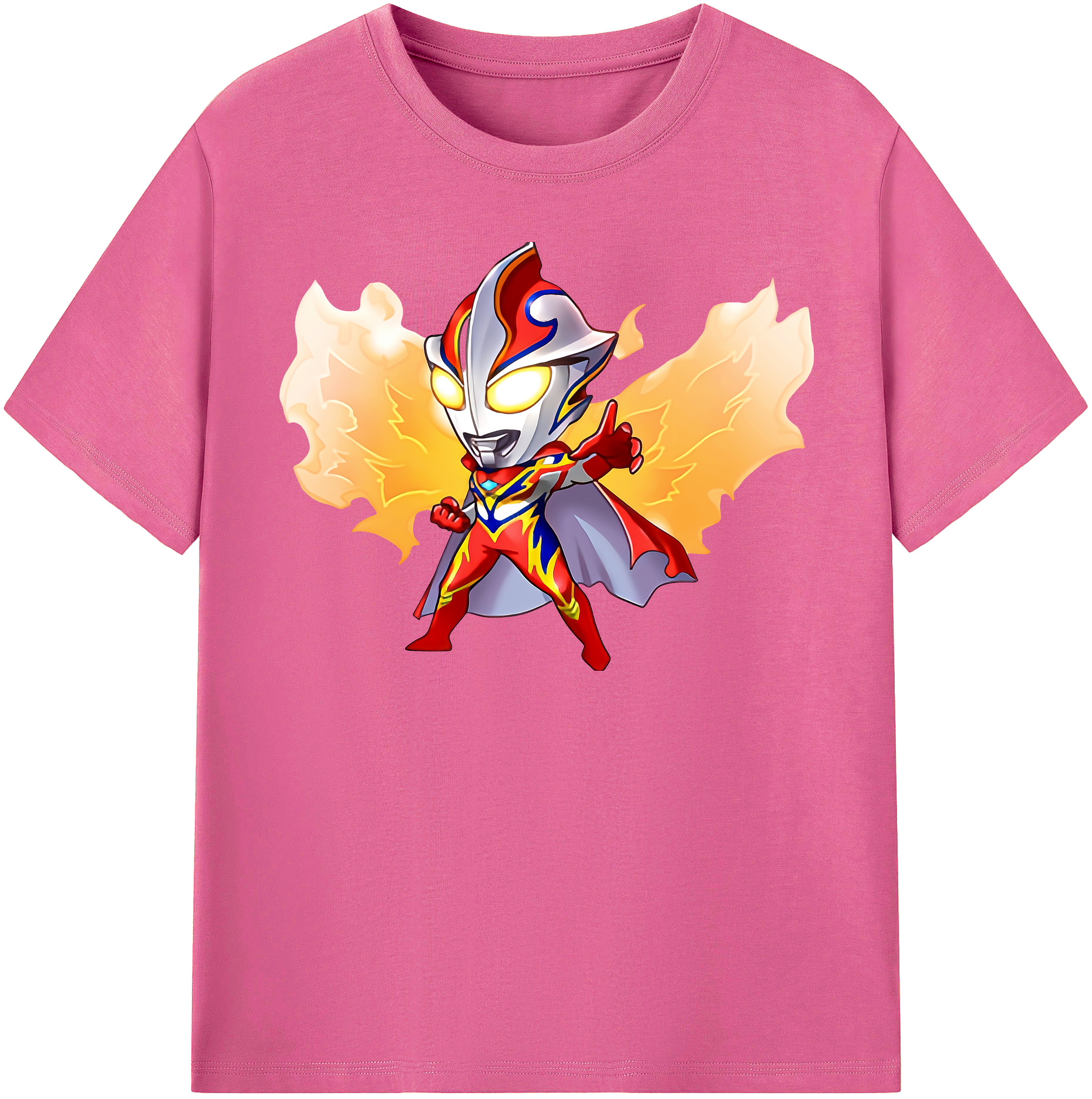 （画像用） ウルトラマン Ultraman レディースカジュアルプリントTシャツ（綿100％）