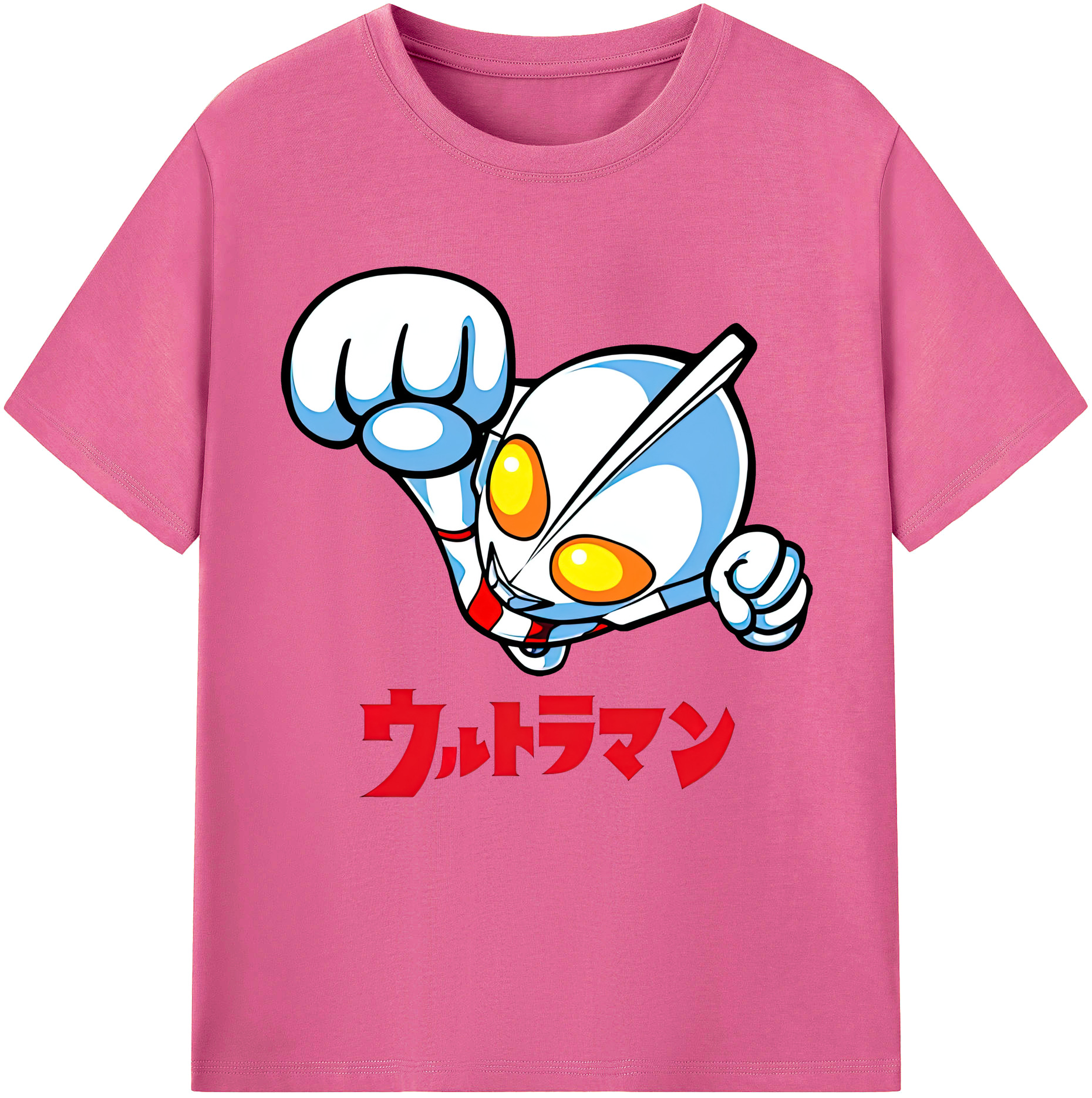（画像用） ウルトラマン Ultraman レディースカジュアルプリントTシャツ（綿100％）