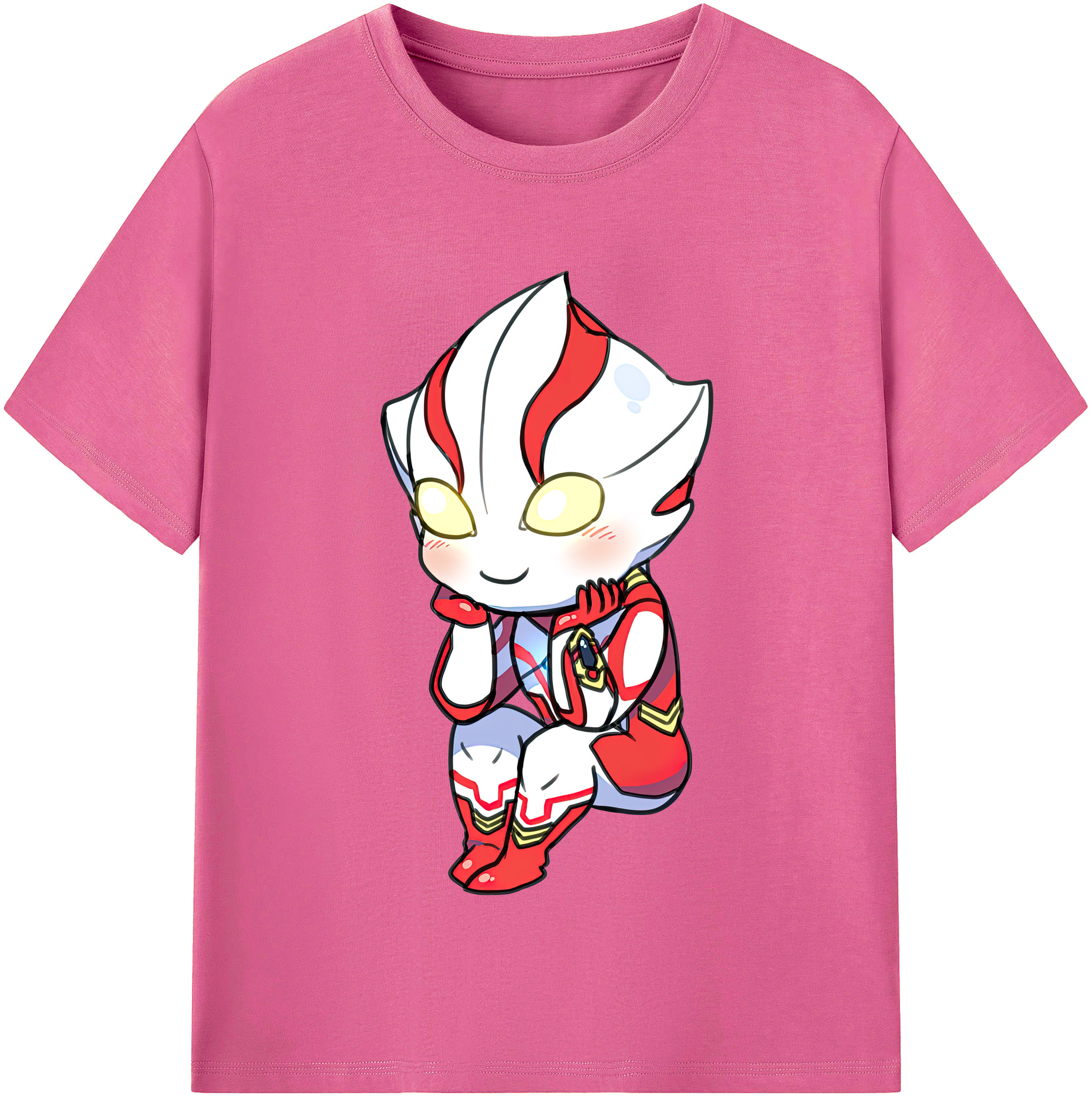 （画像用） ウルトラマン Ultraman レディースカジュアルプリントTシャツ（綿100％）
