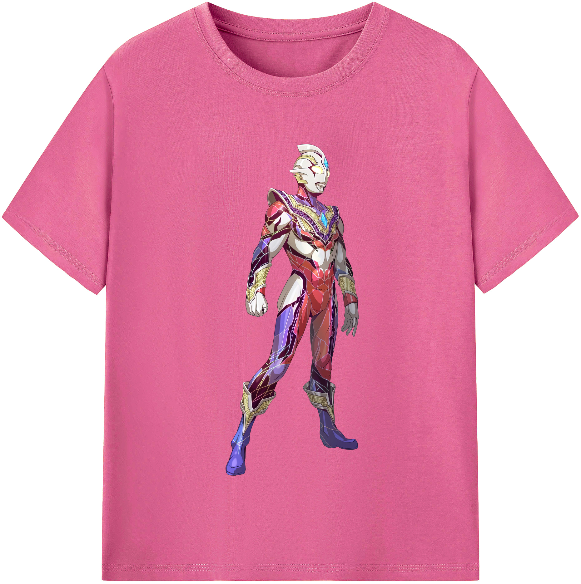（画像用） ウルトラマン Ultraman レディースカジュアルプリントTシャツ（綿100％）