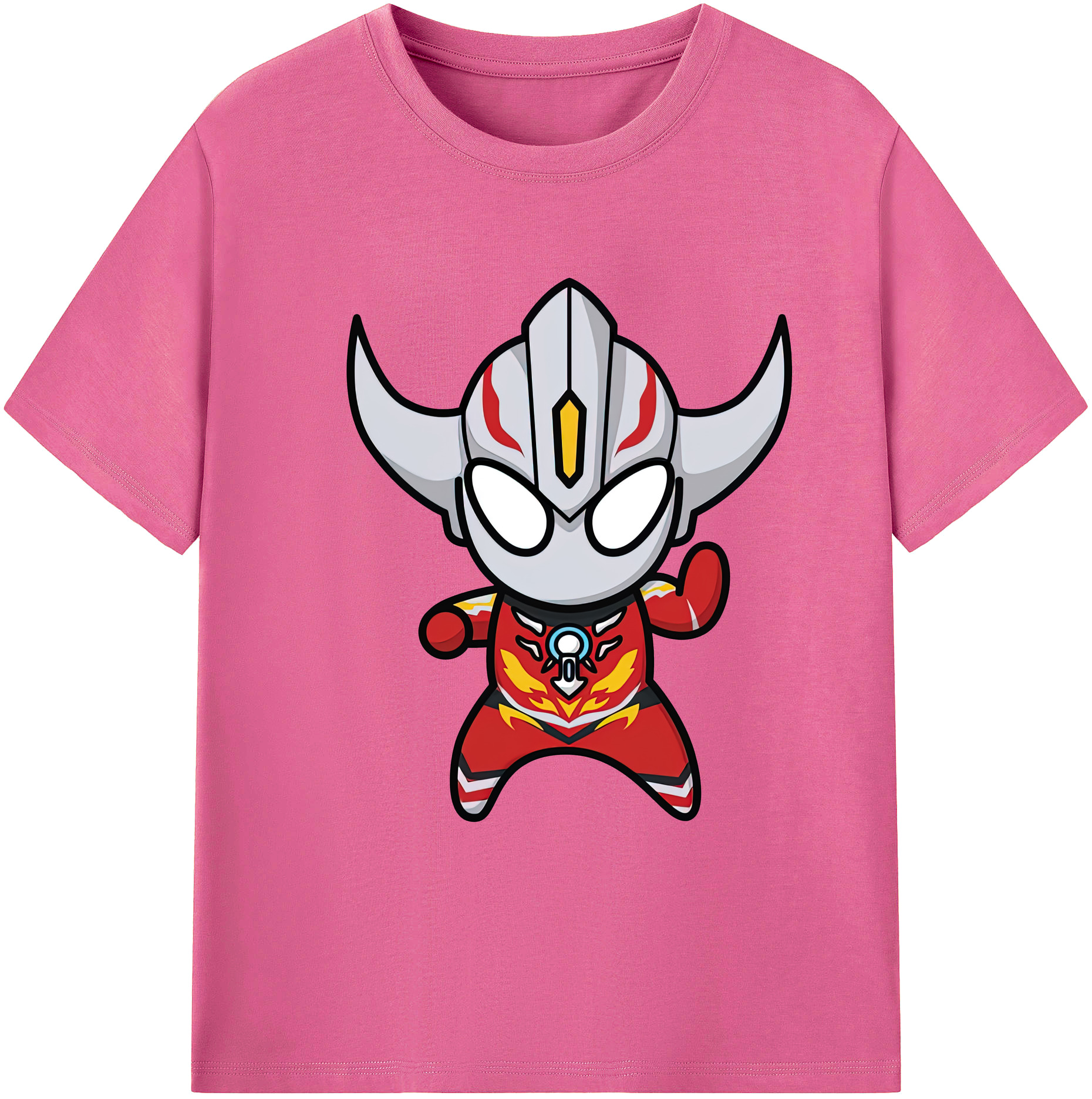 （画像用） ウルトラマン Ultraman レディースカジュアルプリントTシャツ（綿100％）