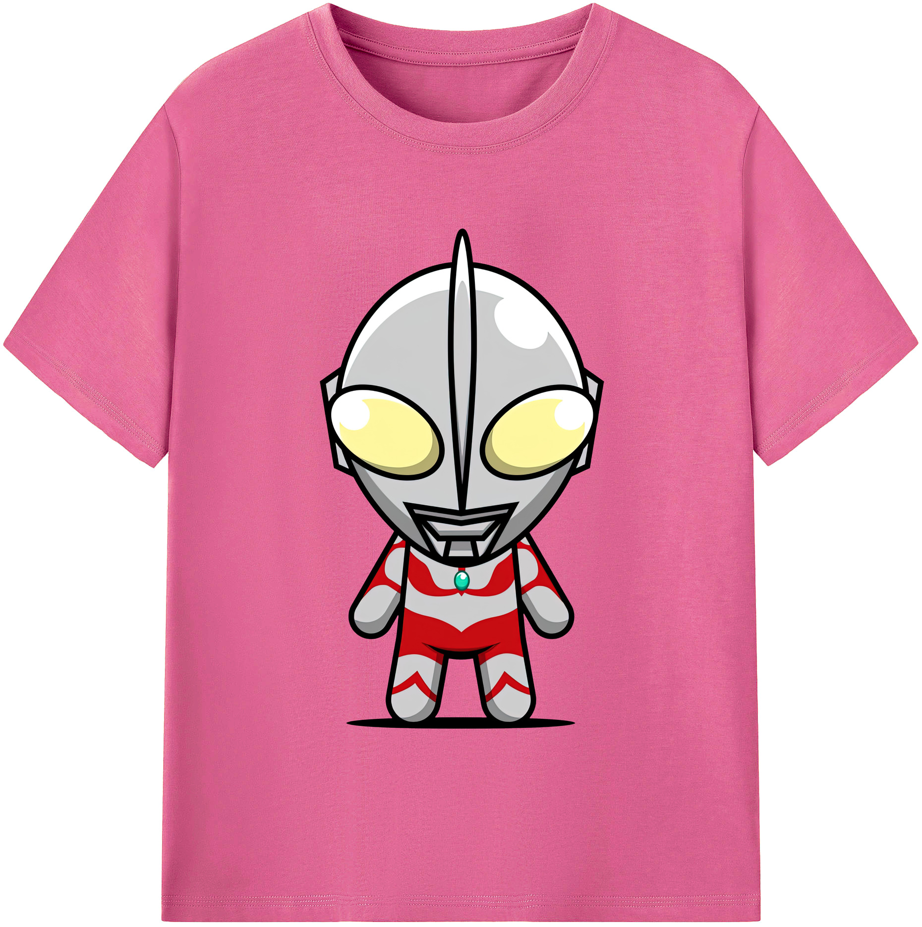 （画像用） ウルトラマン Ultraman レディースカジュアルプリントTシャツ（綿100％）