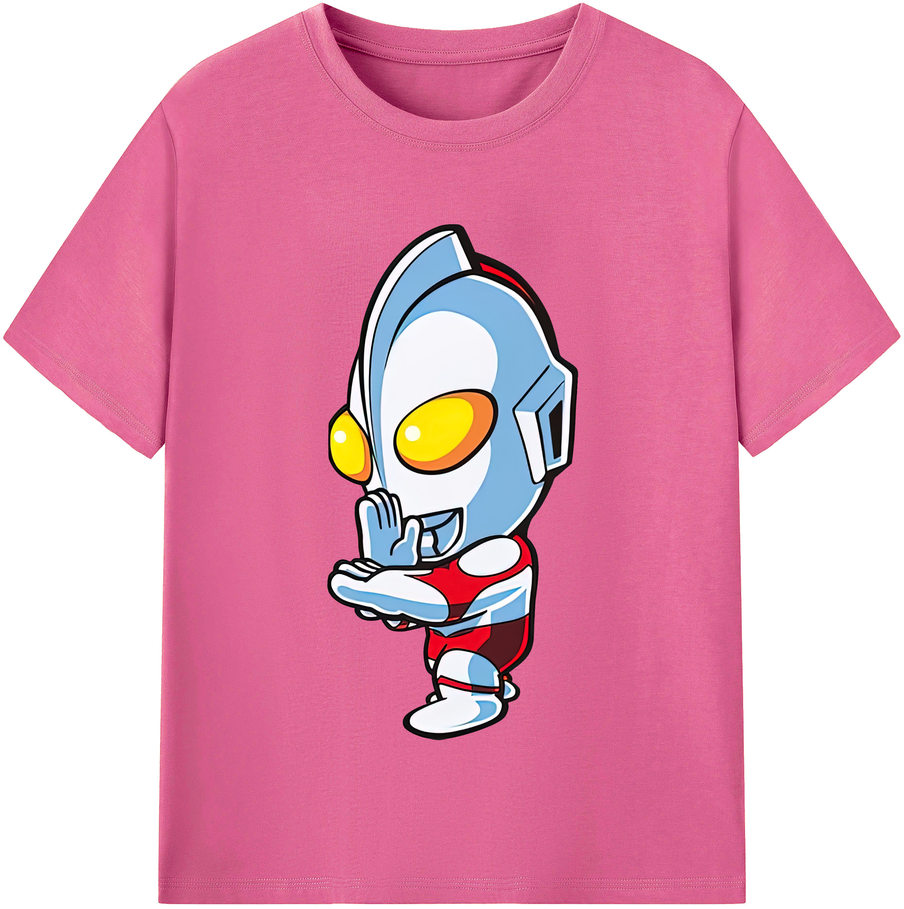 （画像用） ウルトラマン Ultraman レディースカジュアルプリントTシャツ（綿100％）