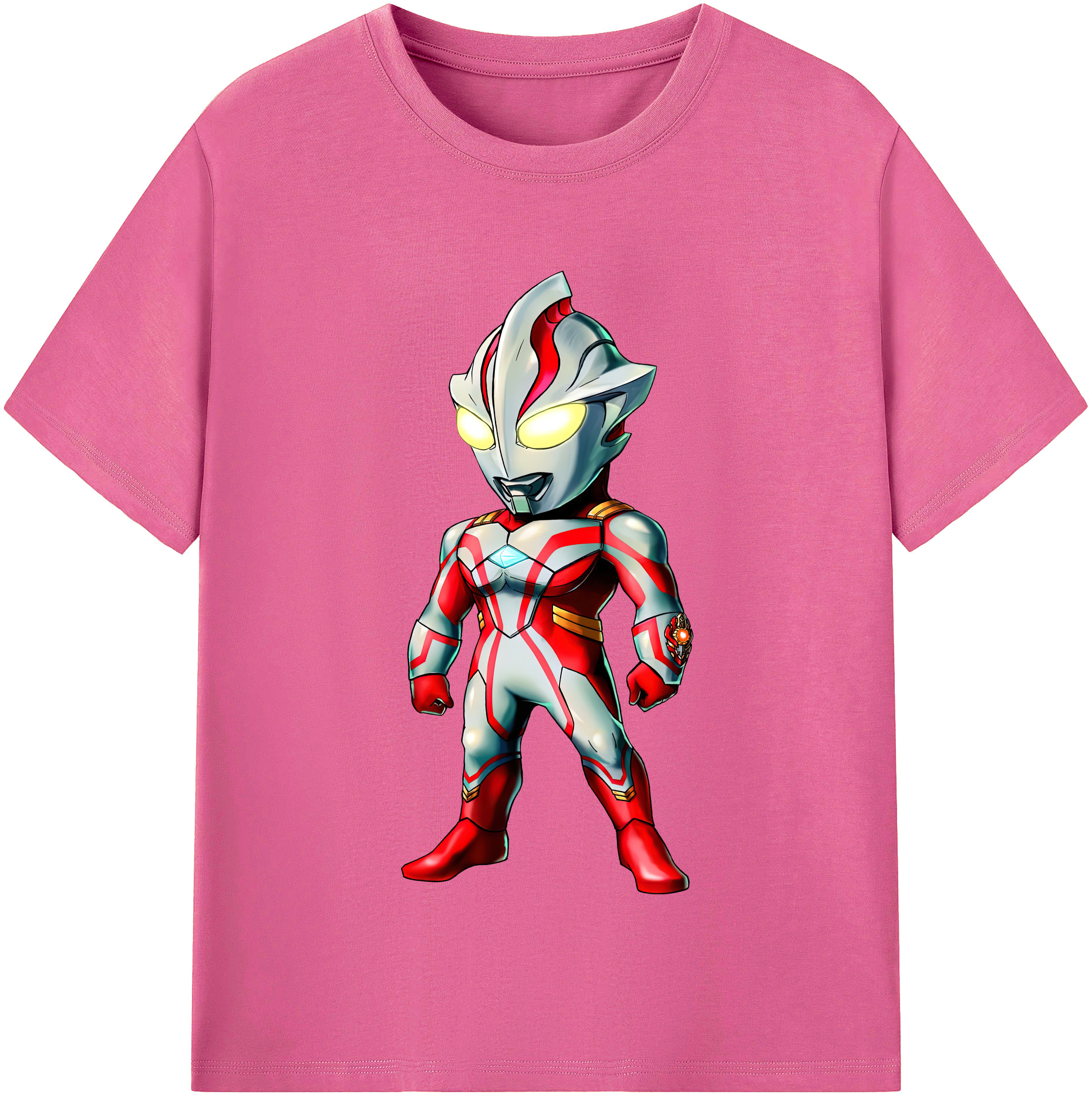 （画像用） ウルトラマン Ultraman レディースカジュアルプリントTシャツ（綿100％）