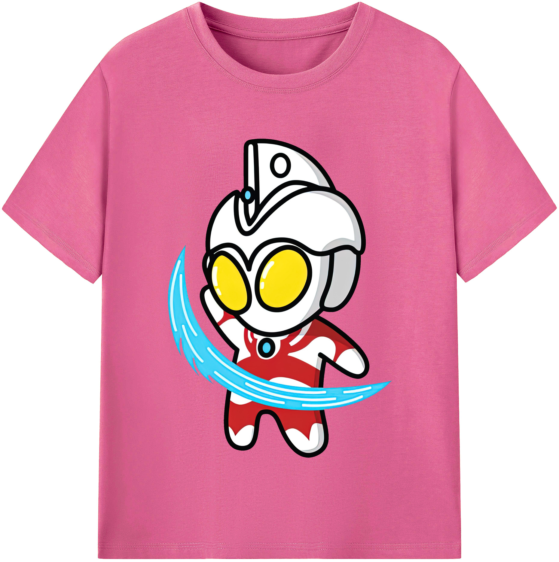 （画像用） ウルトラマン Ultraman レディースカジュアルプリントTシャツ（綿100％）