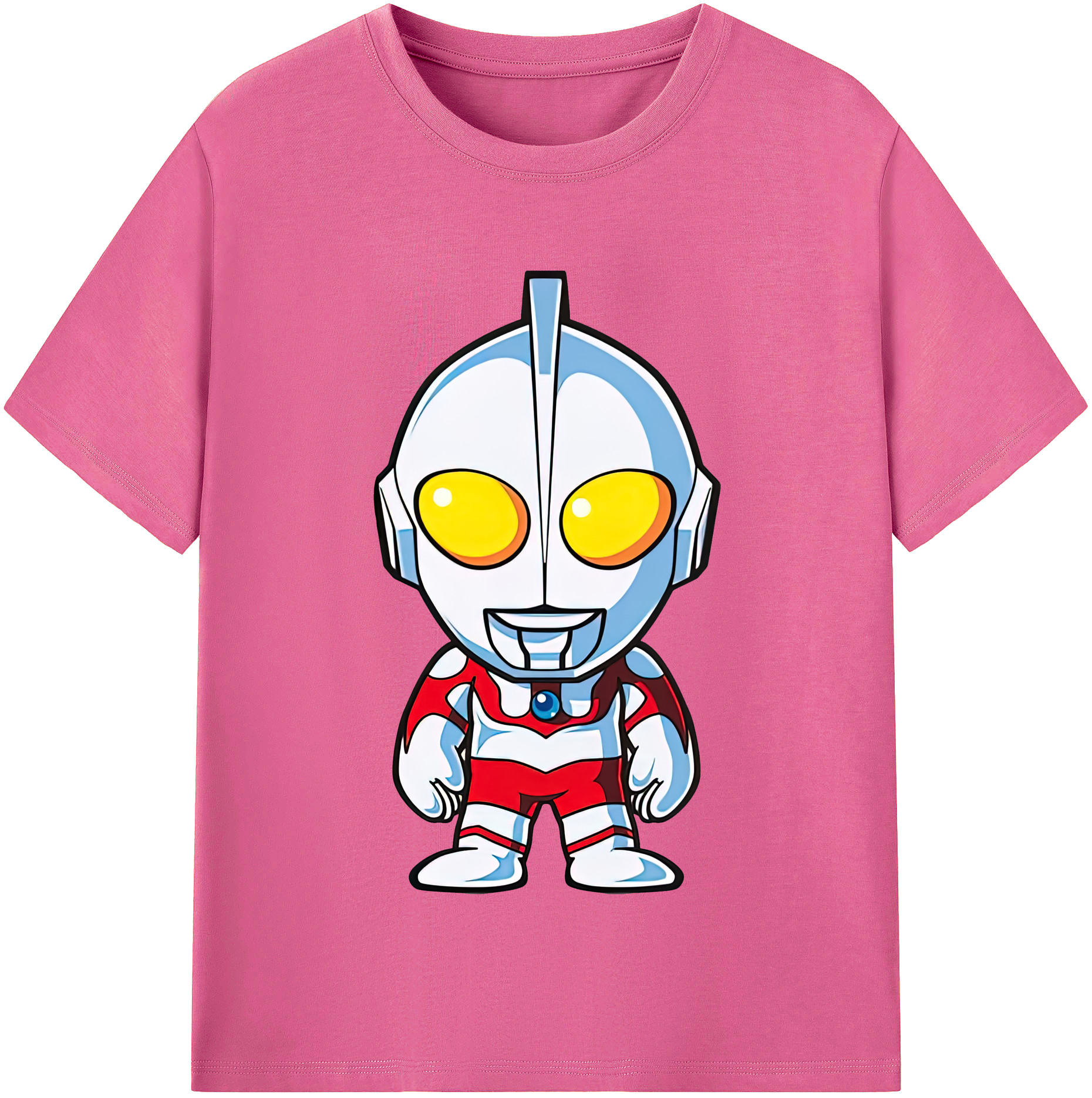（画像用） ウルトラマン Ultraman レディースカジュアルプリントTシャツ（綿100％）