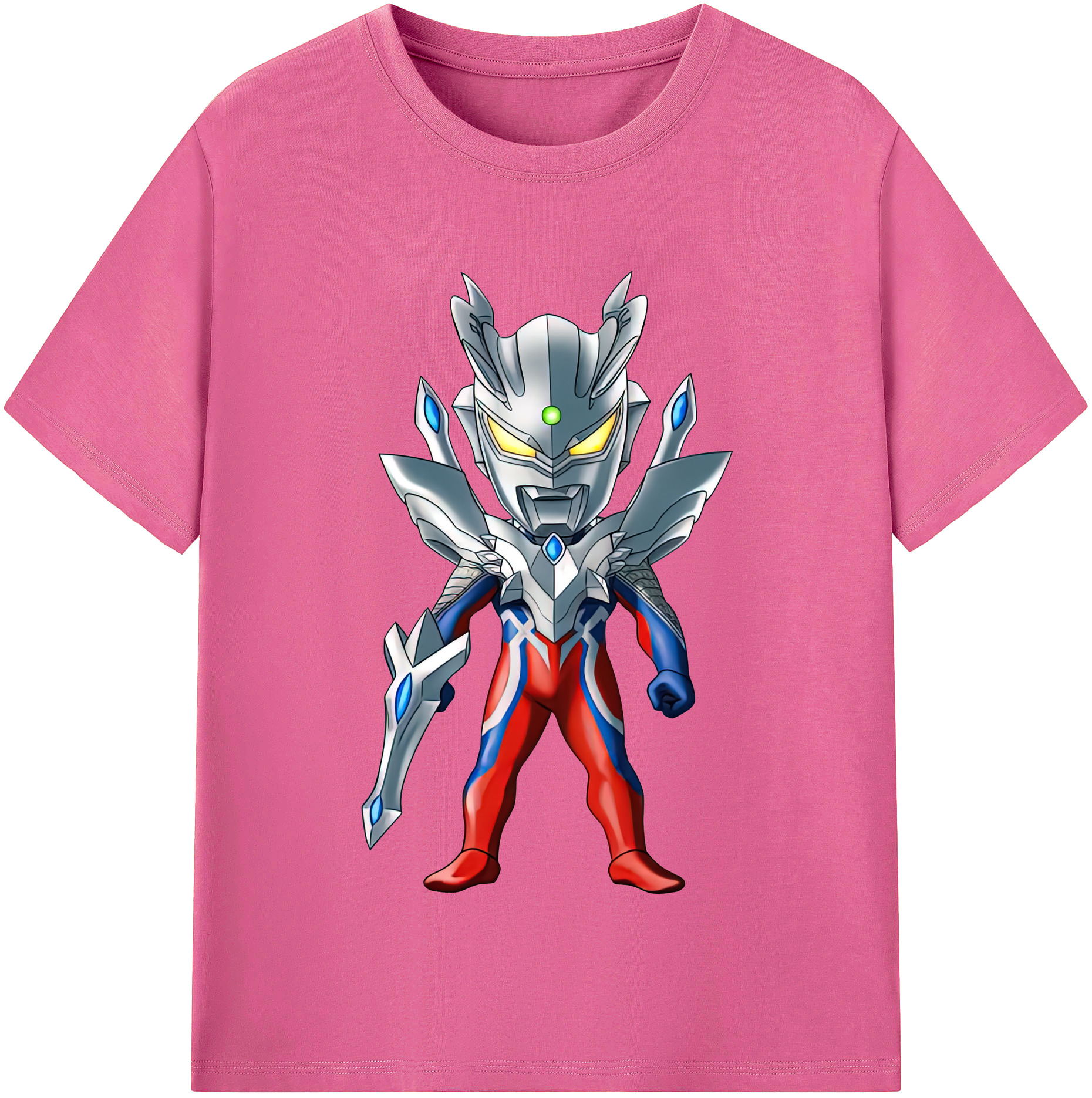 （画像用） ウルトラマン Ultraman レディースカジュアルプリントTシャツ（綿100％）
