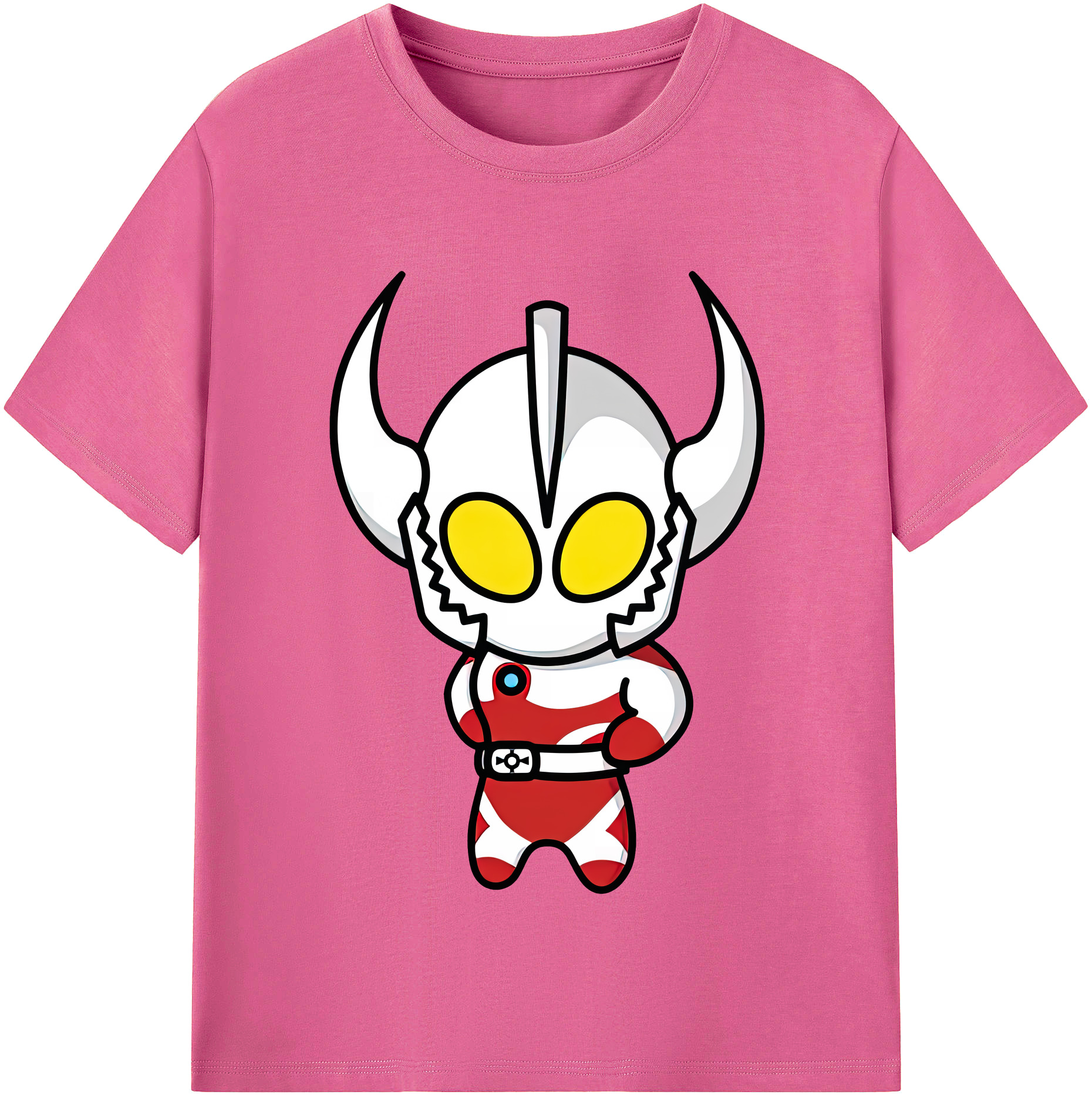 （画像用） ウルトラマン Ultraman レディースカジュアルプリントTシャツ（綿100％）