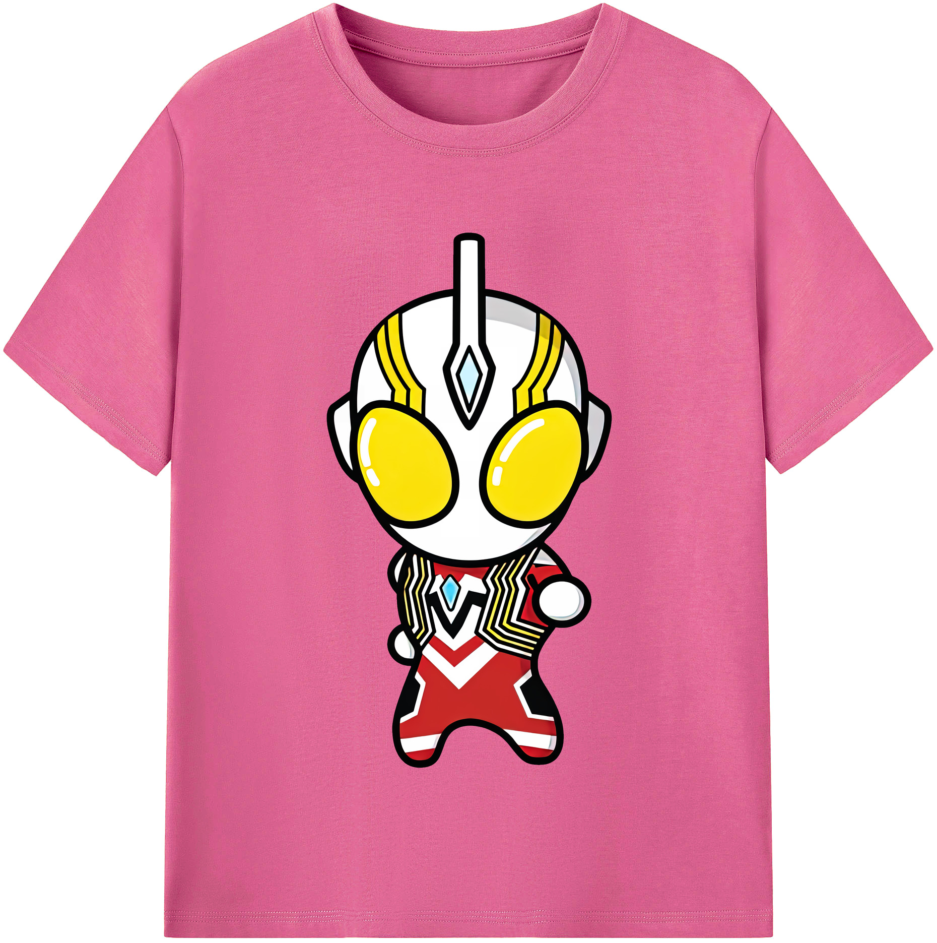 （画像用） ウルトラマン Ultraman レディースカジュアルプリントTシャツ（綿100％）