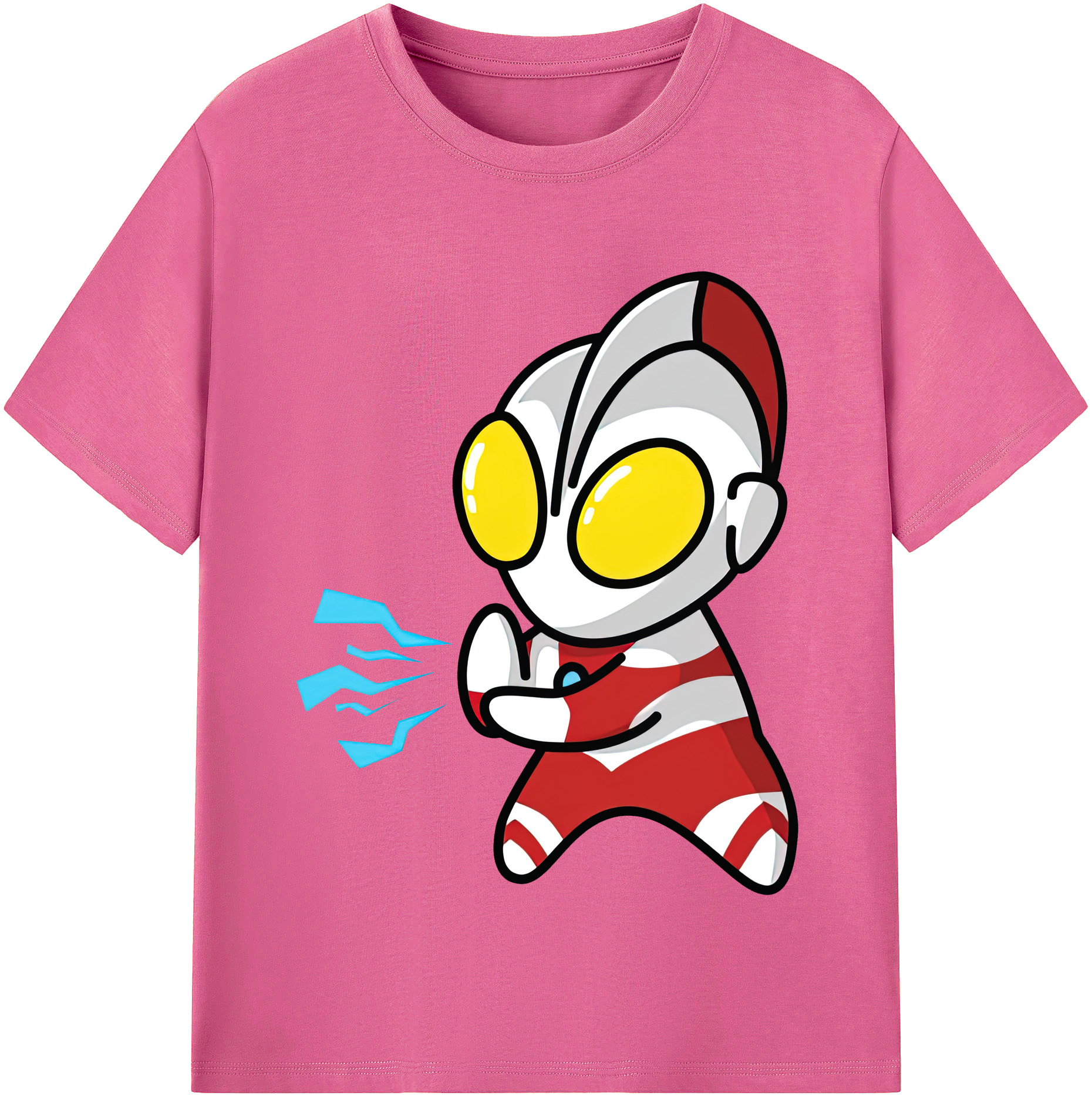 （画像用） ウルトラマン Ultraman レディースカジュアルプリントTシャツ（綿100％）