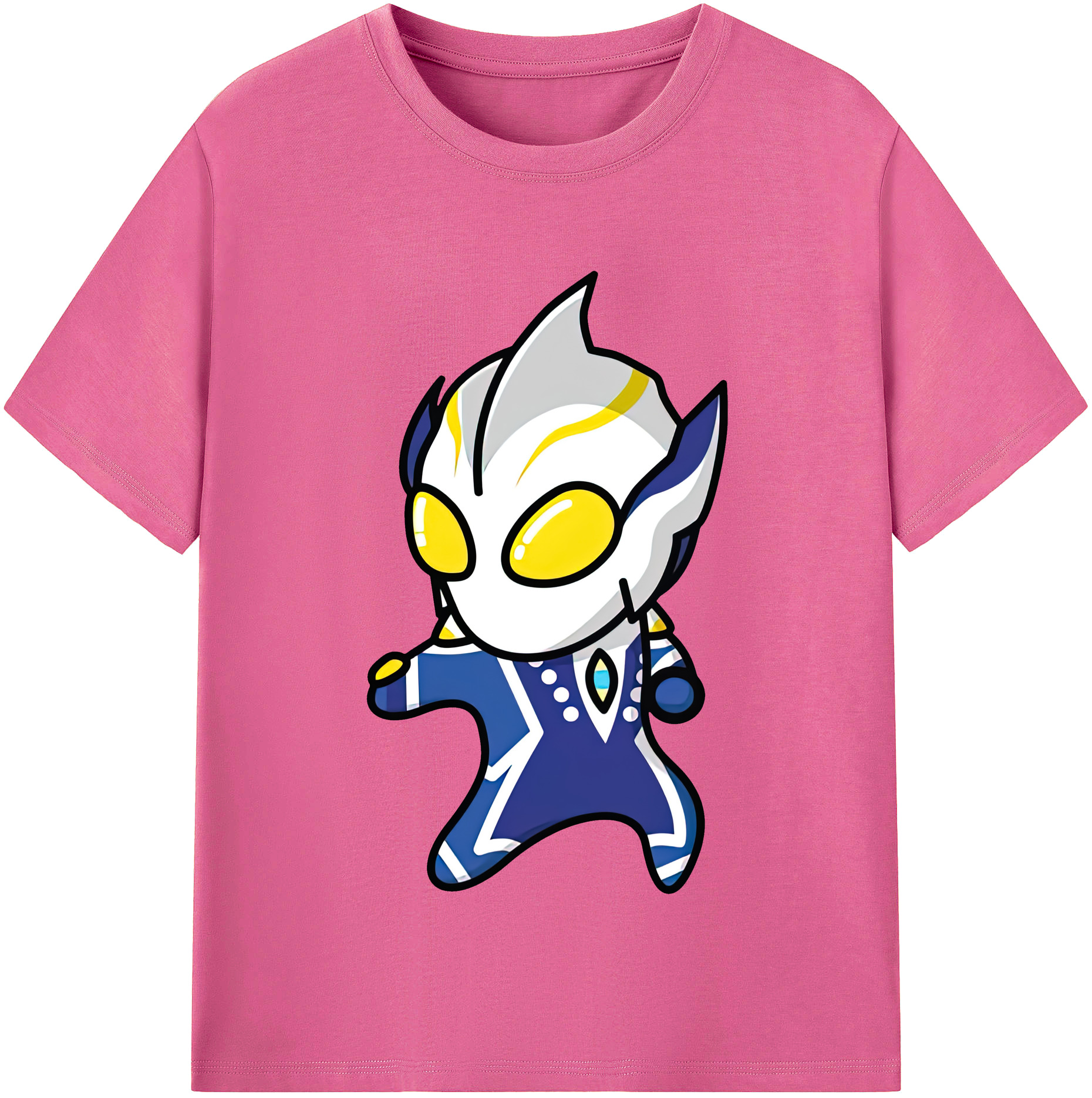 （画像用） ウルトラマン Ultraman レディースカジュアルプリントTシャツ（綿100％）