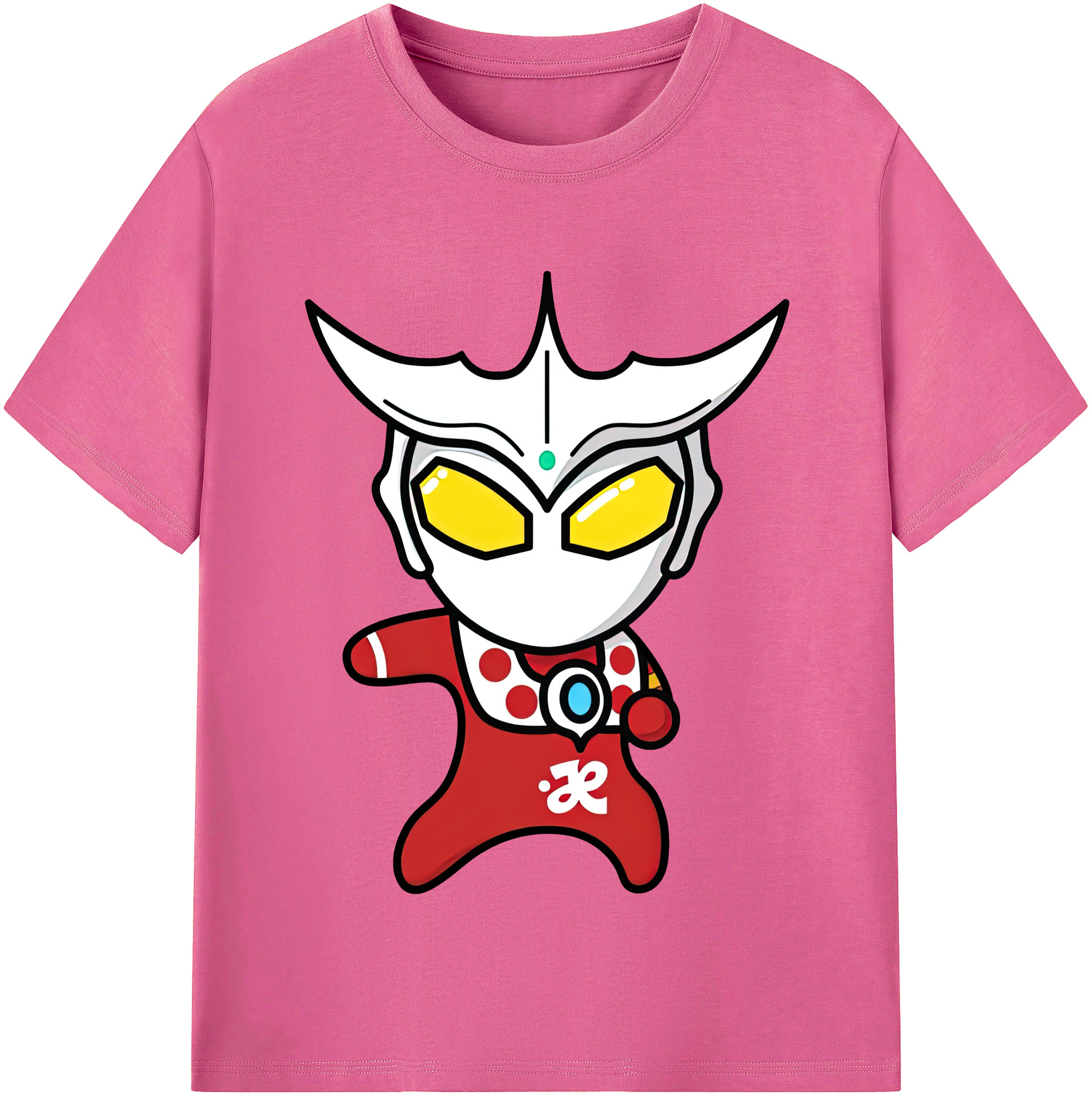 （画像用） ウルトラマン Ultraman レディースカジュアルプリントTシャツ（綿100％）