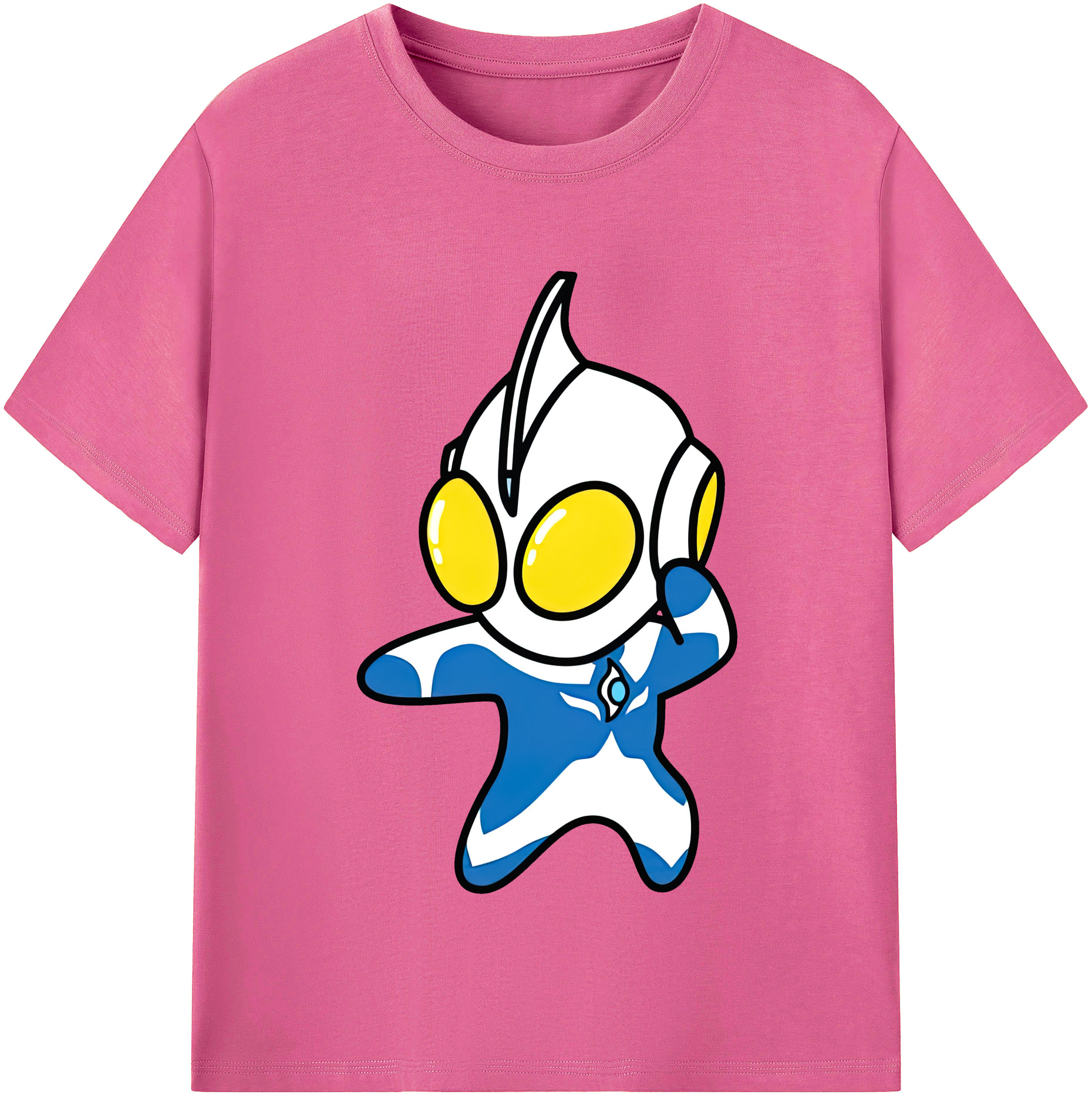 （画像用） ウルトラマン Ultraman レディースカジュアルプリントTシャツ（綿100％）