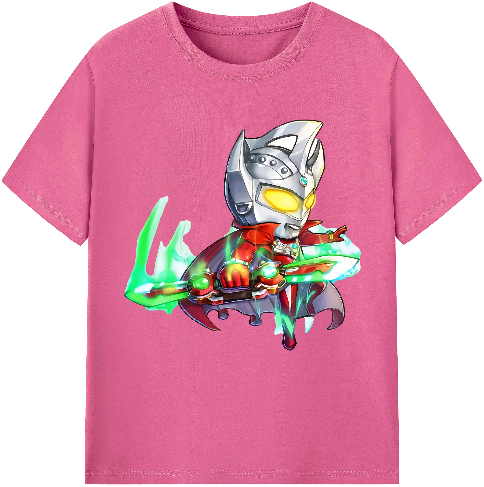 （画像用） ウルトラマン Ultraman レディースカジュアルプリントTシャツ（綿100％）