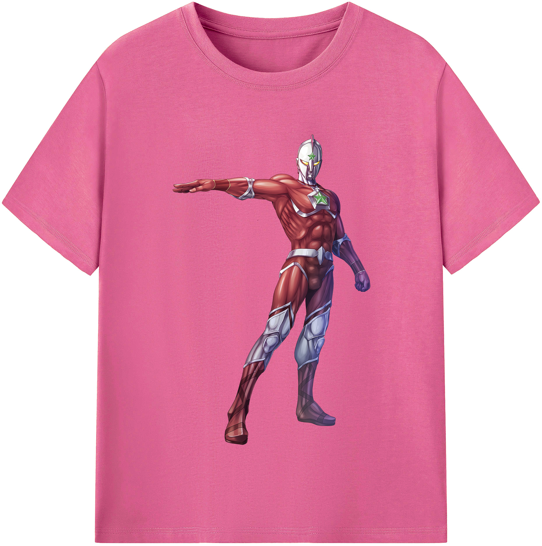 （画像用） ウルトラマン Ultraman レディースカジュアルプリントTシャツ（綿100％）