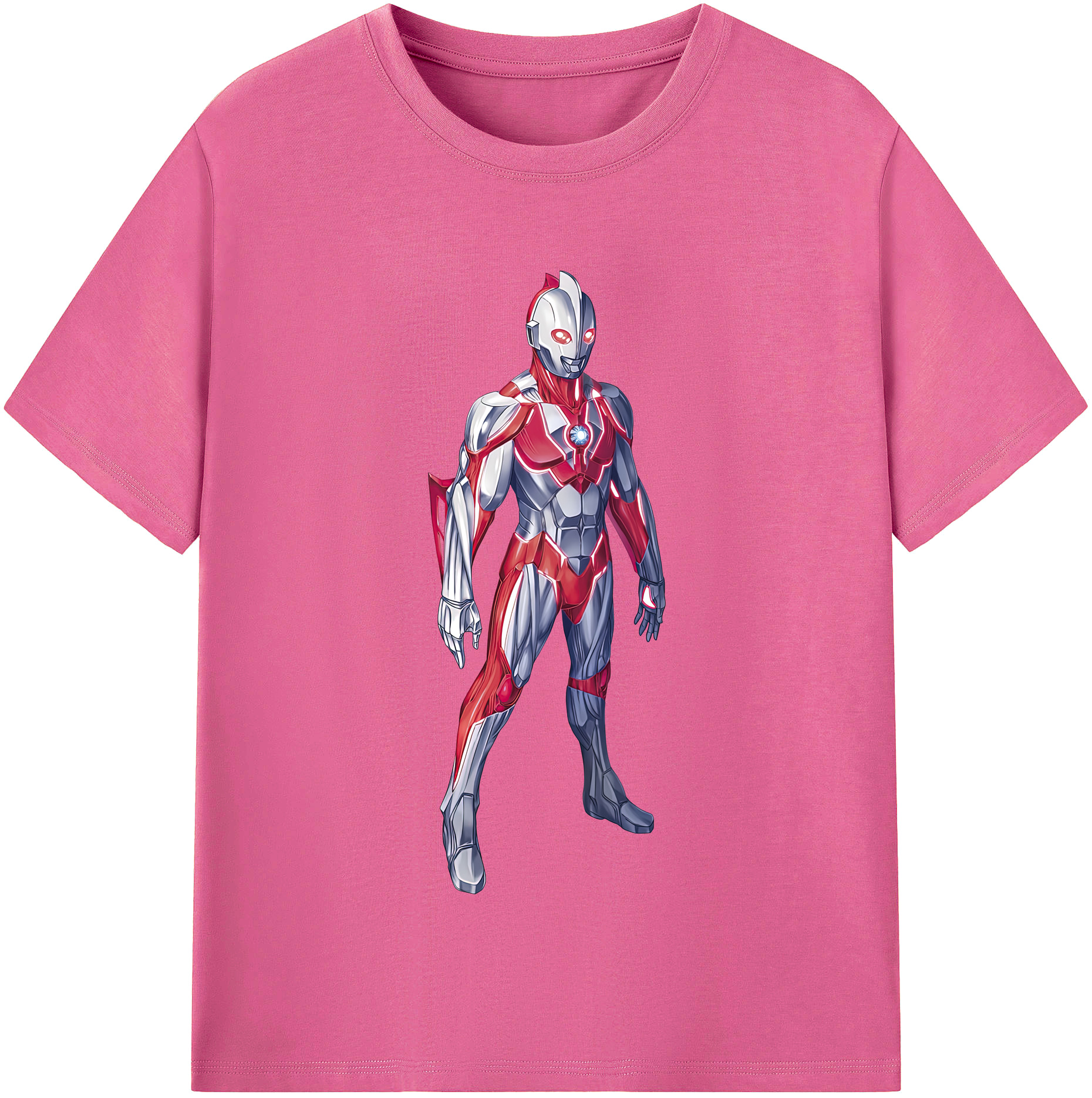 （画像用） ウルトラマン Ultraman レディースカジュアルプリントTシャツ（綿100％）