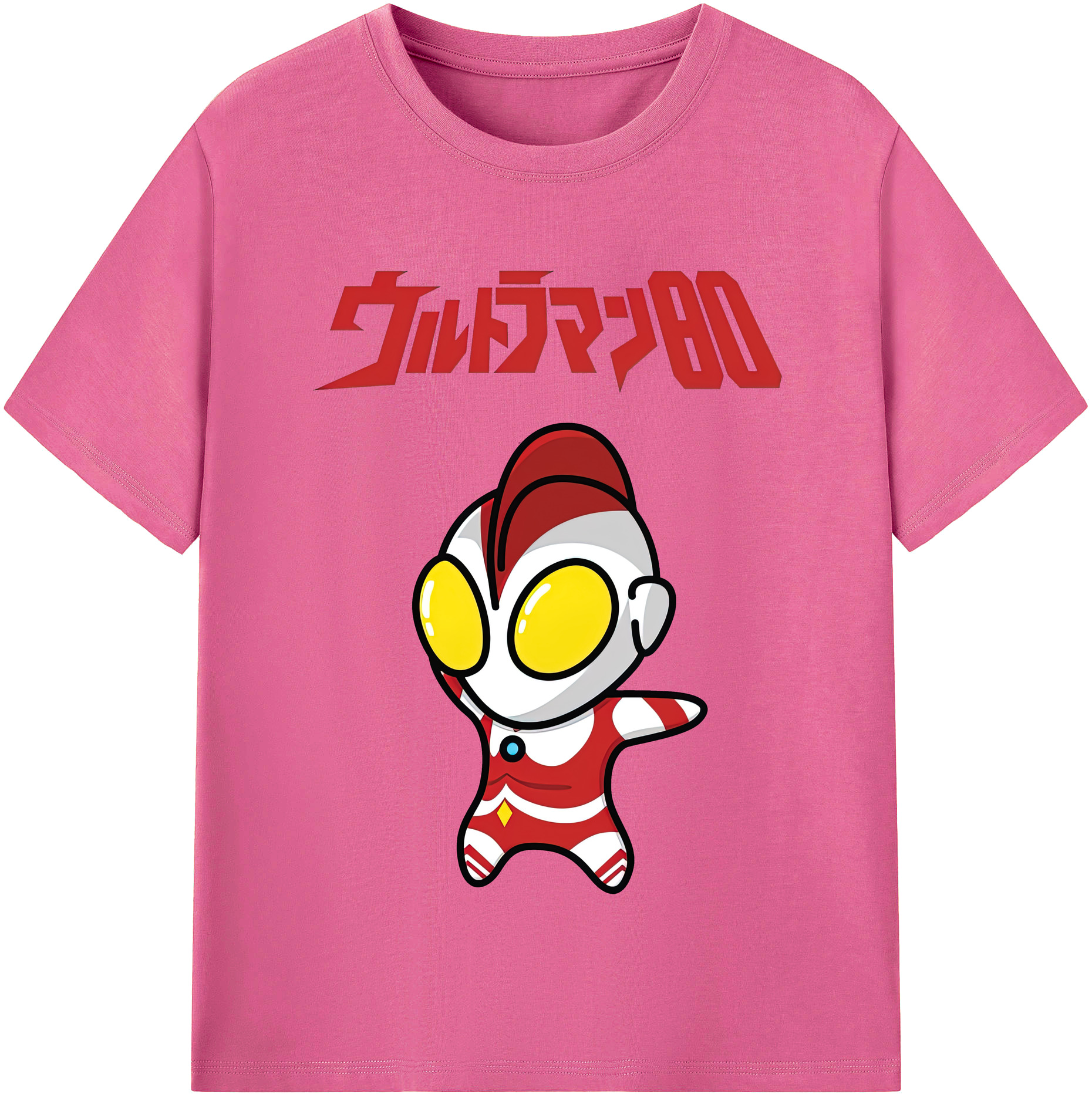 （画像用） ウルトラマン Ultraman レディースカジュアルプリントTシャツ（綿100％）
