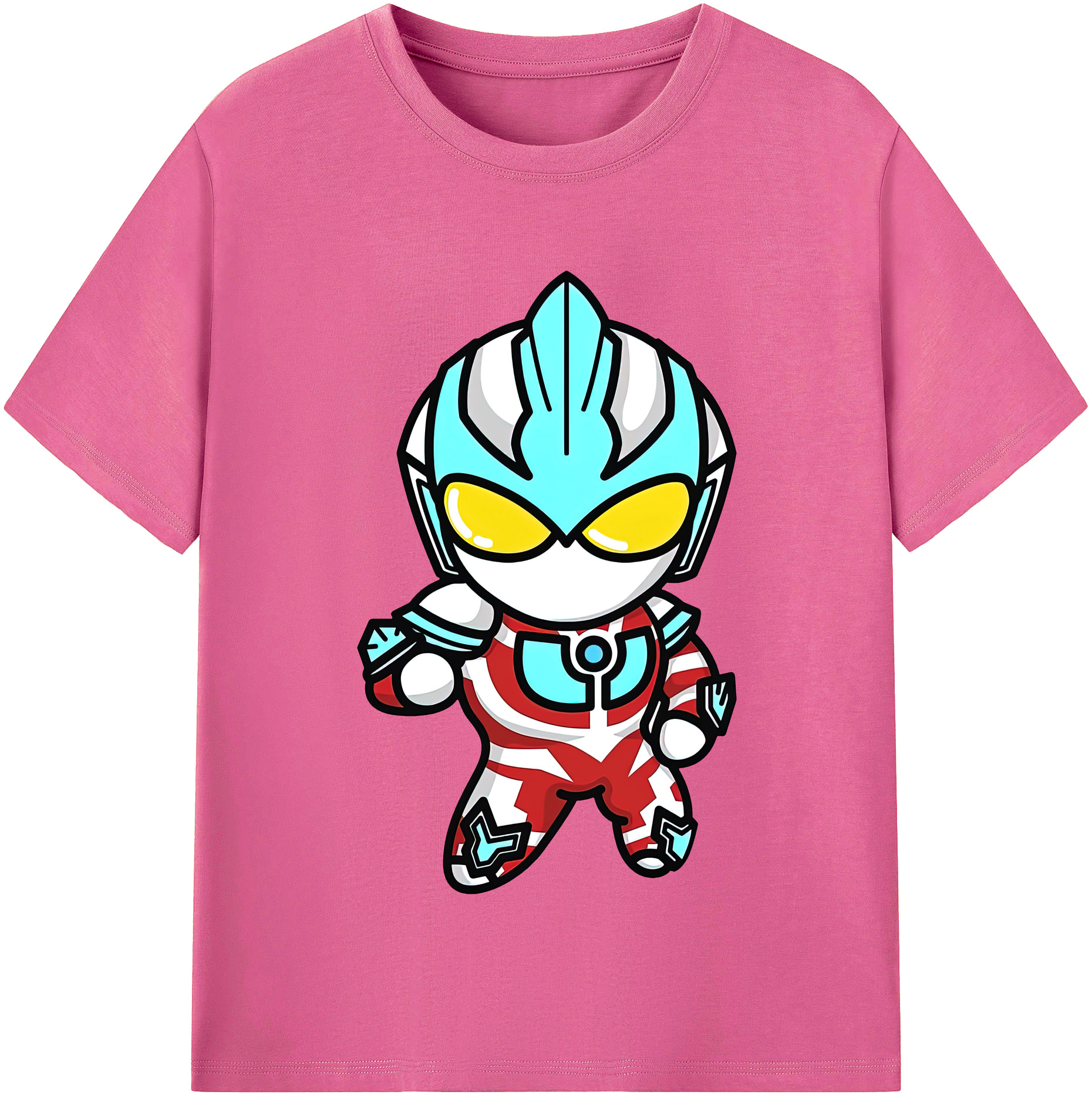 （画像用） ウルトラマン Ultraman レディースカジュアルプリントTシャツ（綿100％）