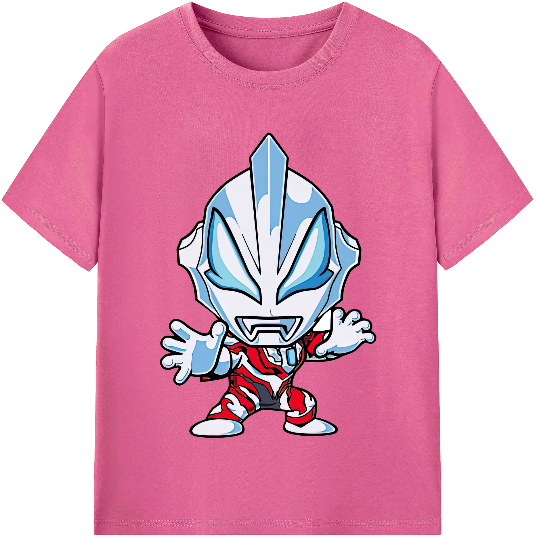 （画像用） ウルトラマン Ultraman レディースカジュアルプリントTシャツ（綿100％）