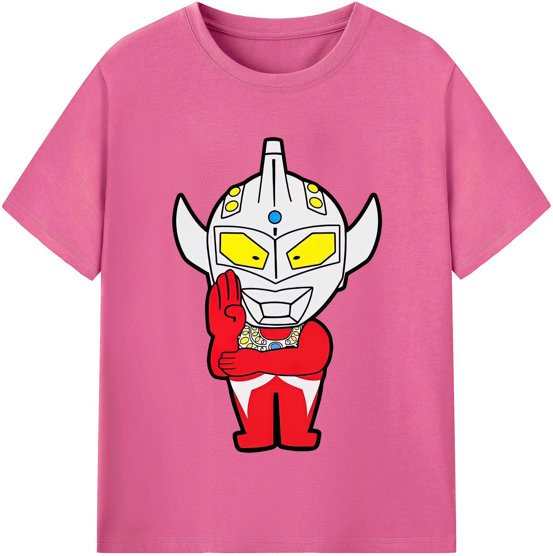 （画像用） ウルトラマン Ultraman レディースカジュアルプリントTシャツ（綿100％）